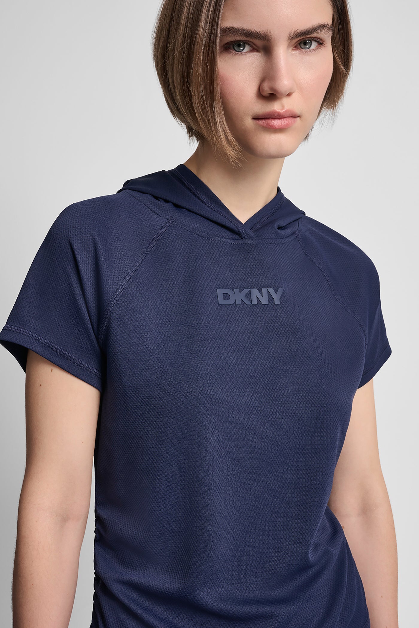 MESH HOODED LOGO TEE VIEW 4 | Under $75