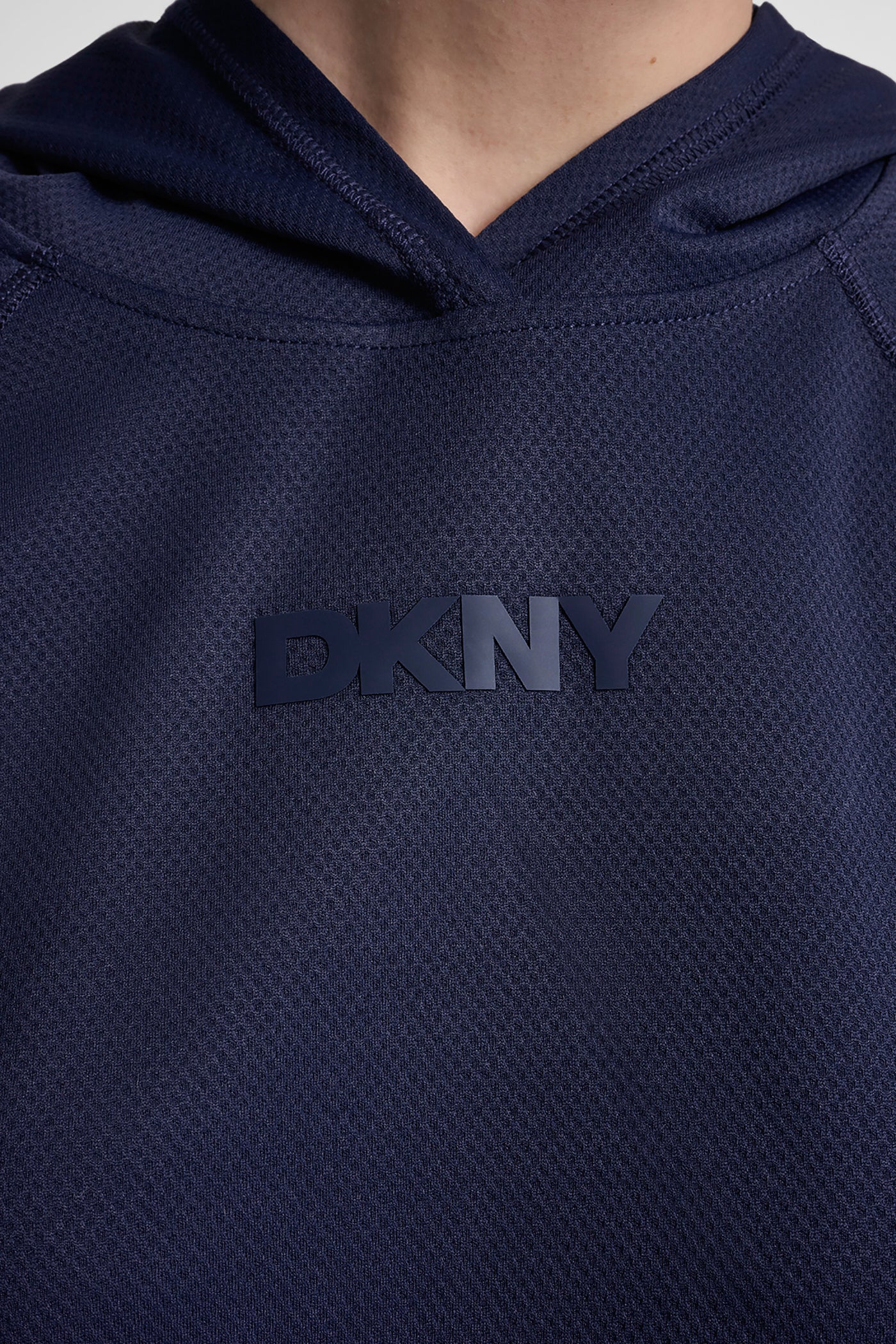 MESH HOODED LOGO TEE VIEW 6 | Under $75