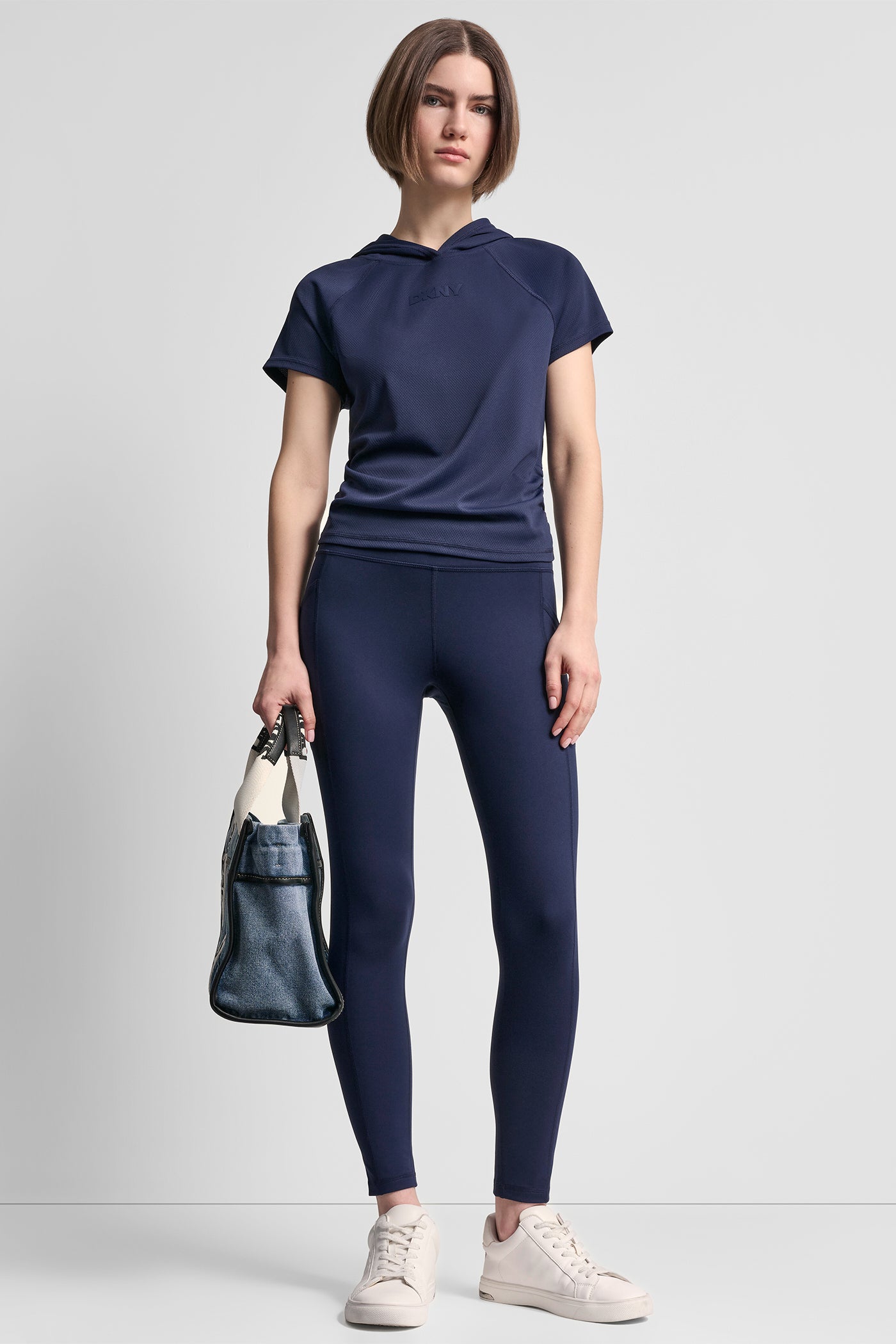 MESH HOODED LOGO TEE VIEW 3 | Under $75