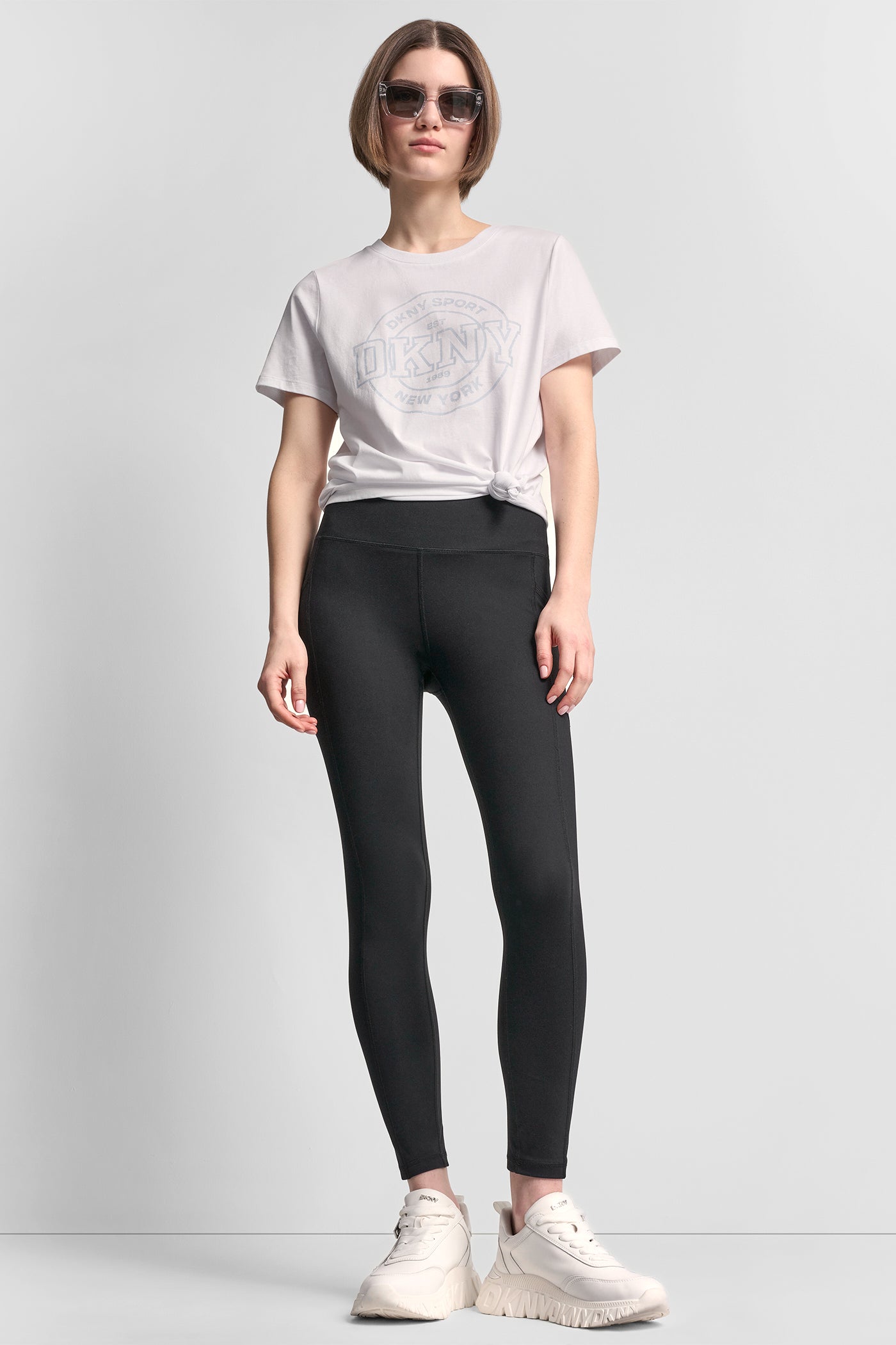 COLLEGIATE MEDALLION LOGO TEE VIEW 6 | DKNY Sport