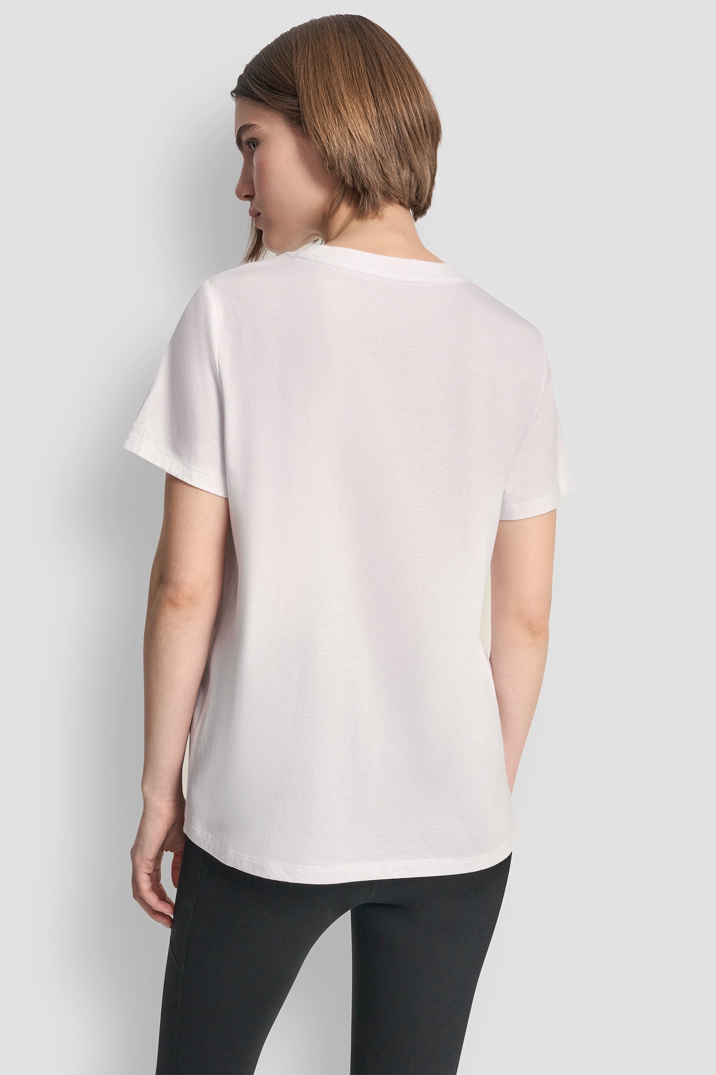 COLLEGIATE MEDALLION LOGO TEE VIEW 3 | DKNY Sport