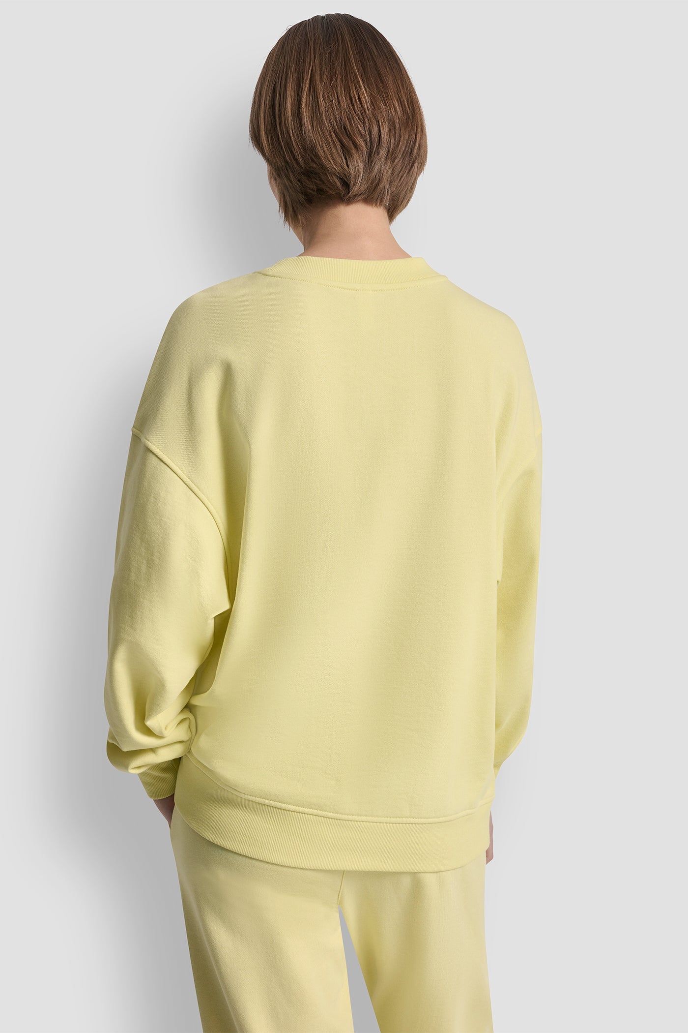 Lemon Light COLLEGIATE LOGO SWEATSHIRT, BACK VIEW | Gifts Under $100
