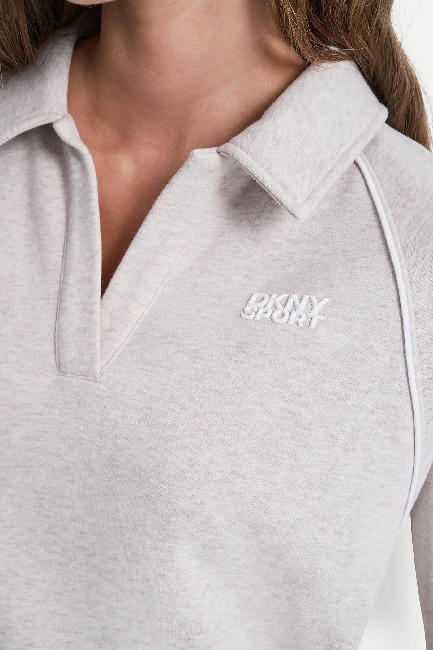 PIPED LOGO POLO SWEATSHIRT VIEW 6 | MUST-HAVES