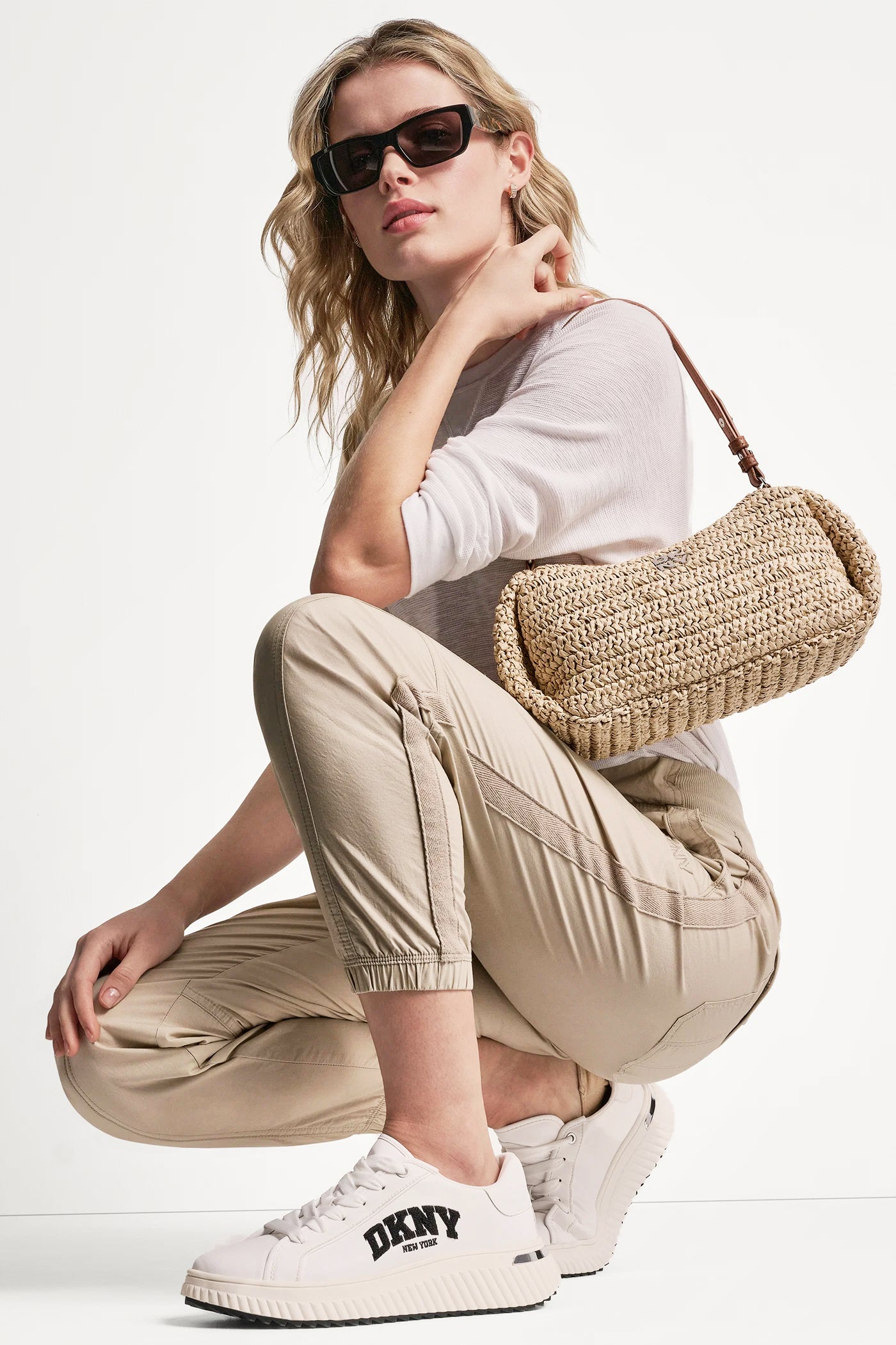 COTTON-POPLIN HIGH-RISE SLIM UTILITY JOGGER VIEW 7 | MUST-HAVES