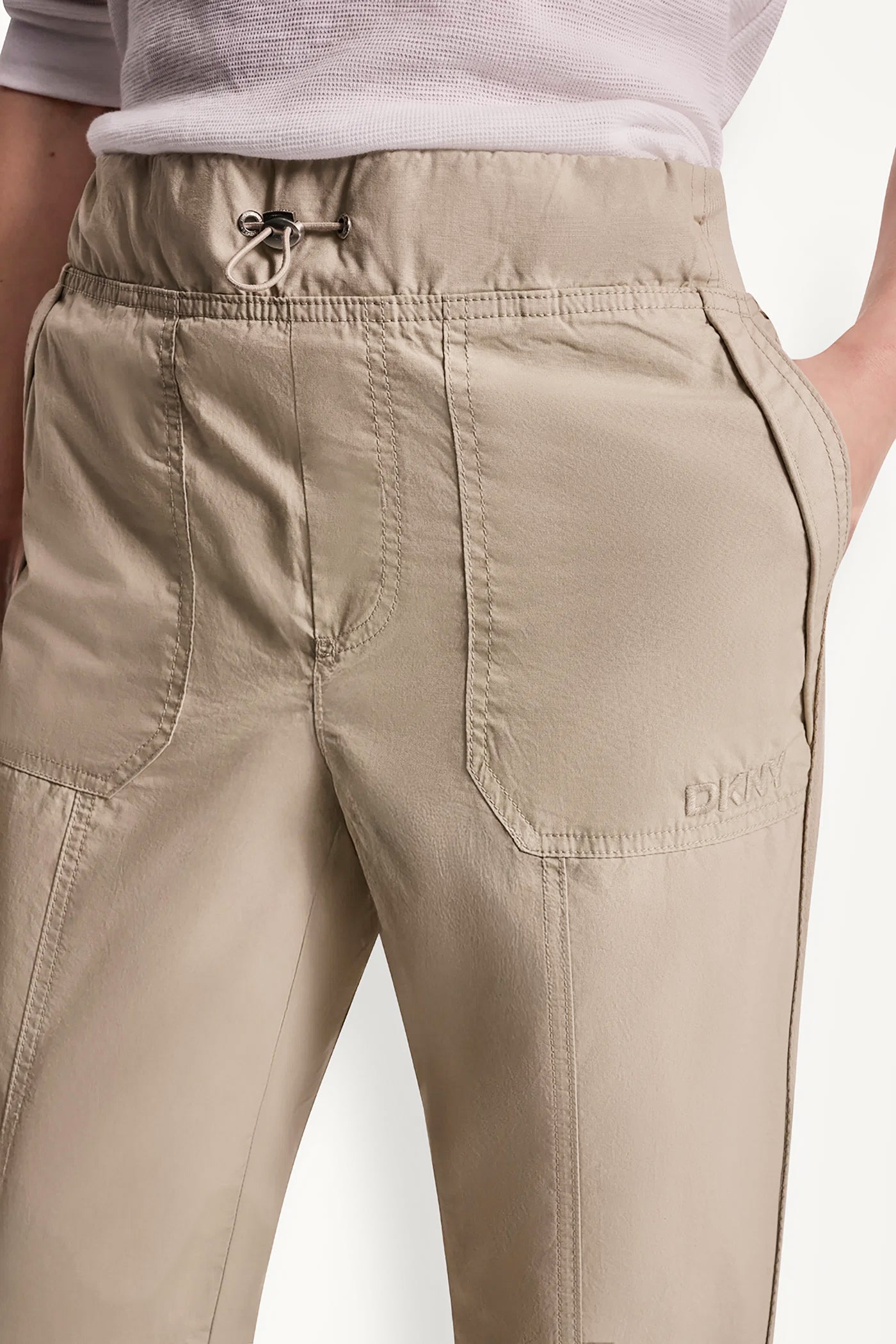 COTTON-POPLIN HIGH-RISE SLIM UTILITY JOGGER VIEW 6 | MUST-HAVES
