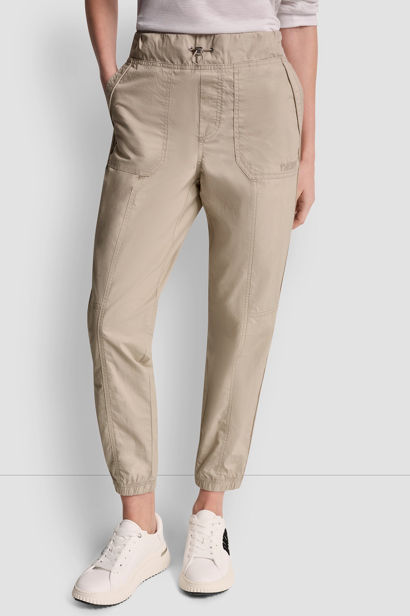 Pebble HIGH-RISE SLIM UTILITY JOGGER, VIEW 2 | Clothing