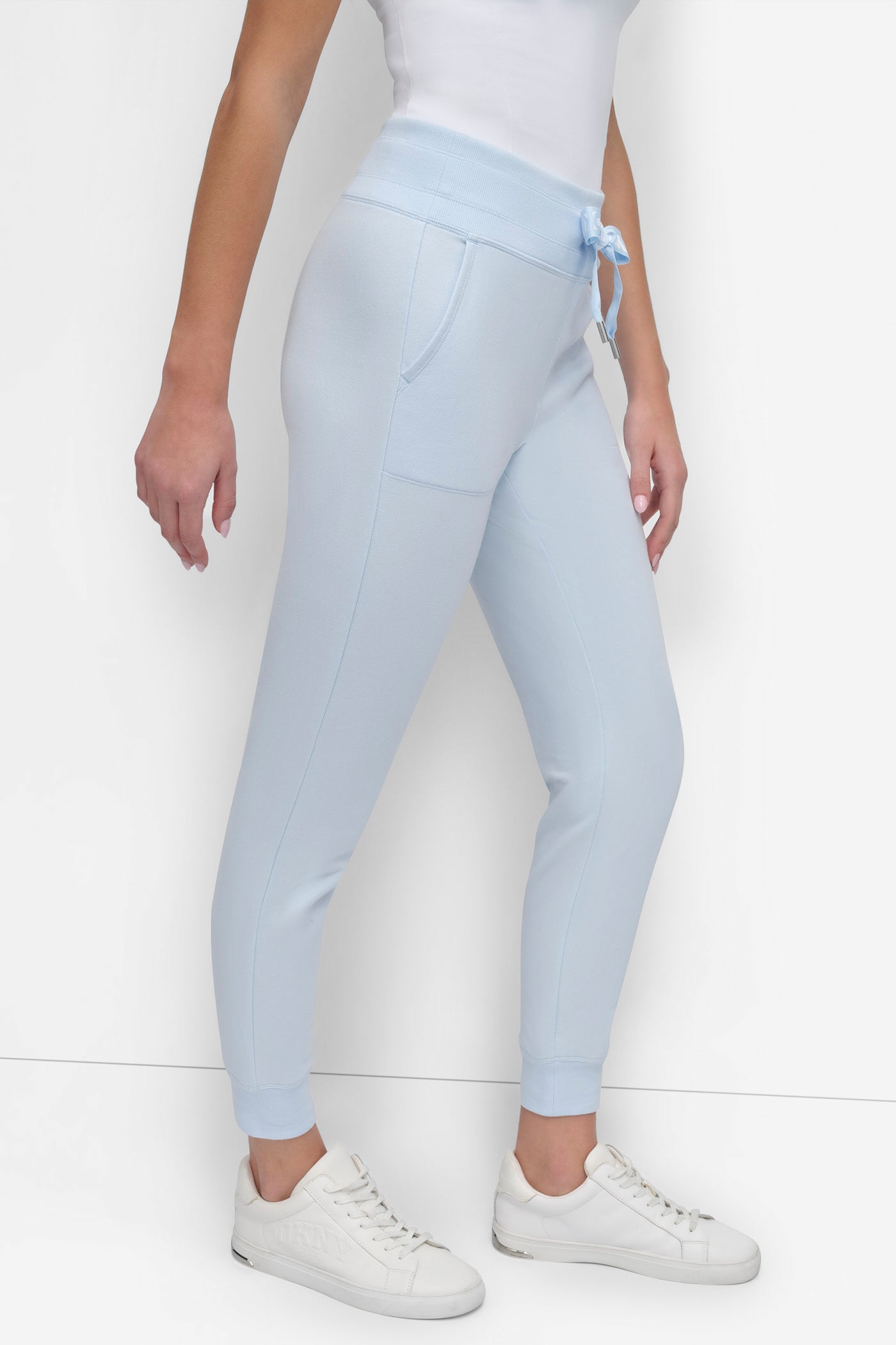 HIGH-RISE LOGO DRAWSTRING JOGGER VIEW 3 | Sport Essentials