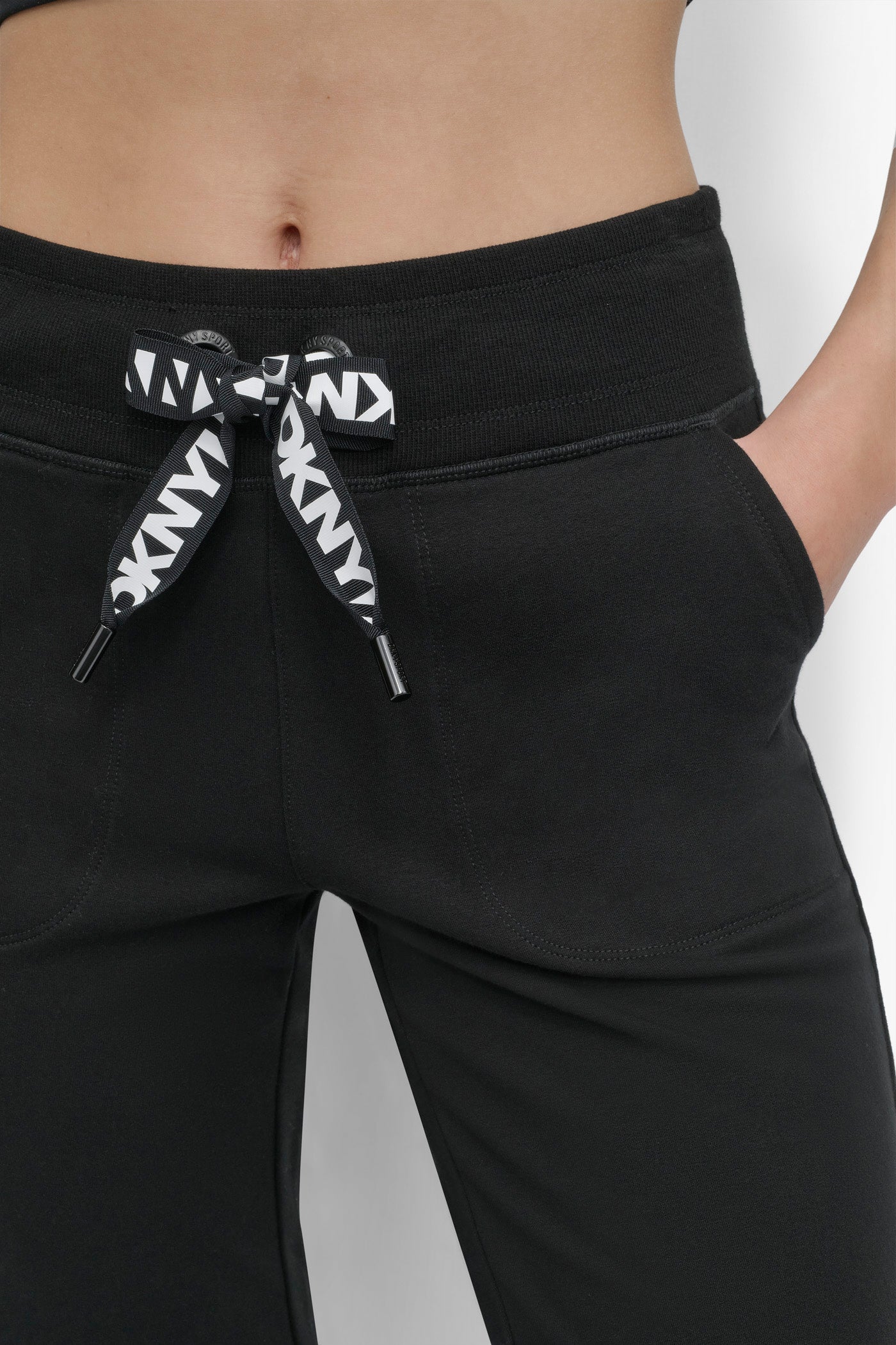 HIGH-RISE LOGO DRAWSTRING JOGGER VIEW 4 | Sweatshirts & Joggers