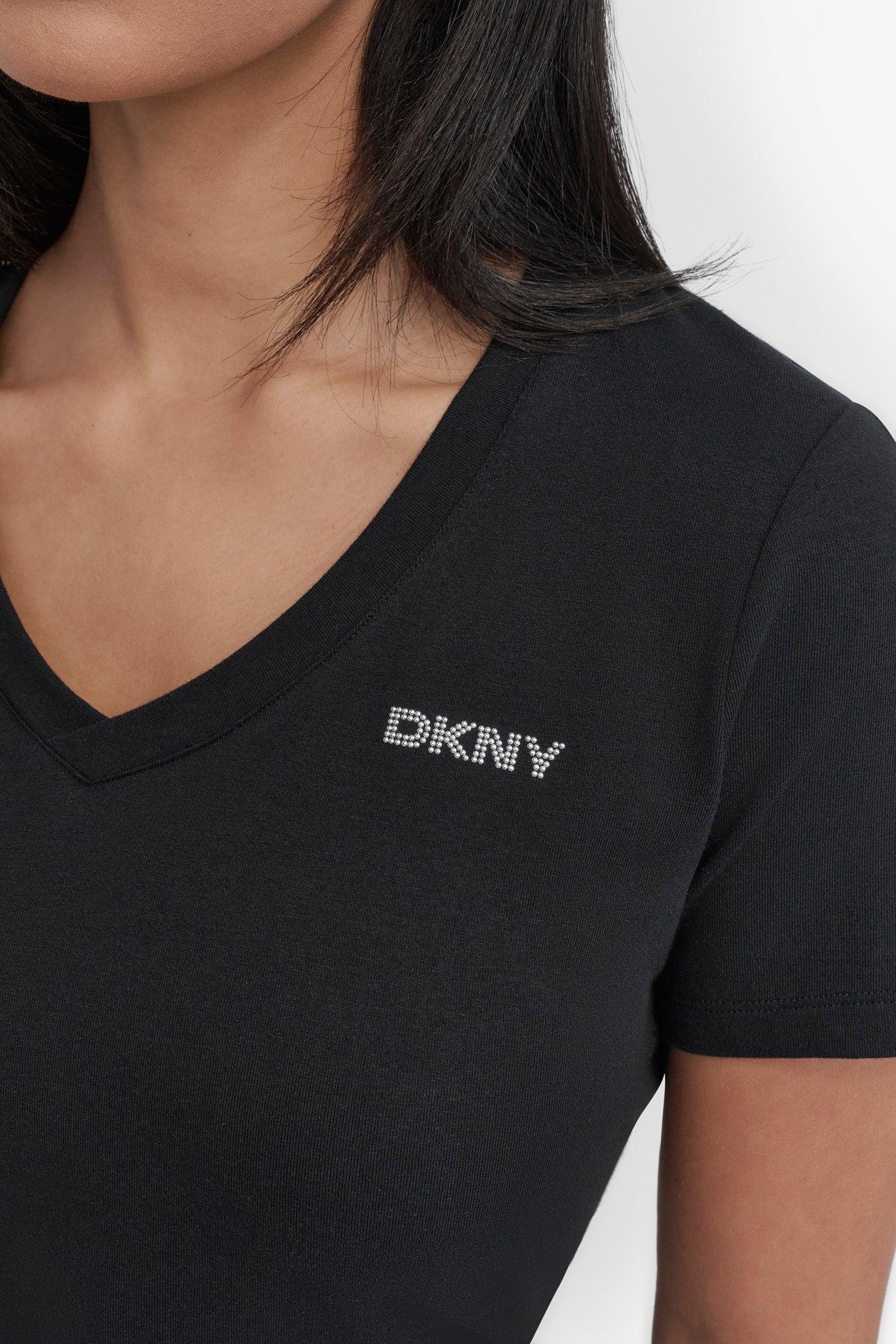 CRYSTAL LOGO MINI T-SHIRT DRESS VIEW 5