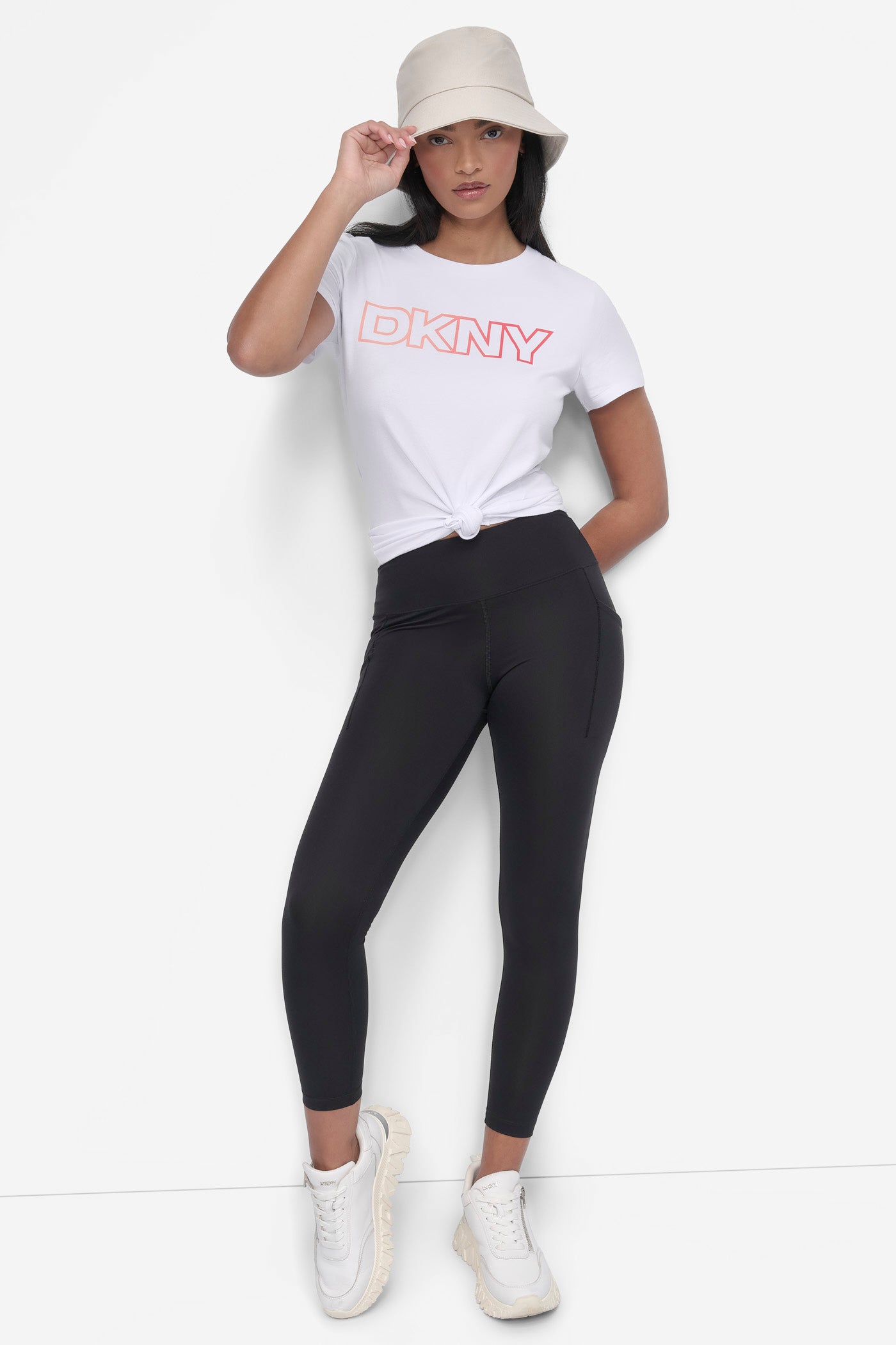 OMBRE OUTLINE LOGO CREW NECK TEE VIEW 6