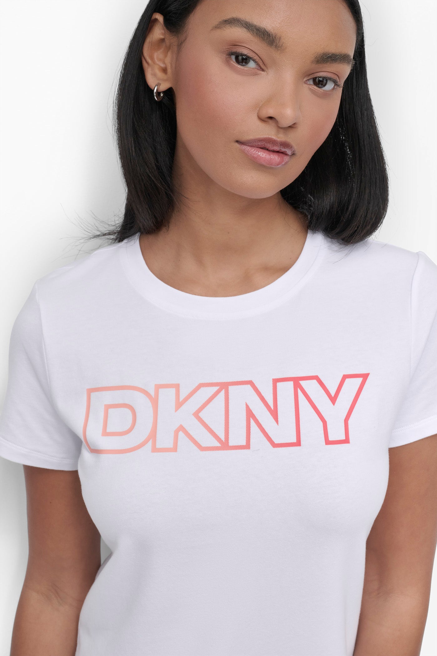OMBRE OUTLINE LOGO CREW NECK TEE VIEW 7