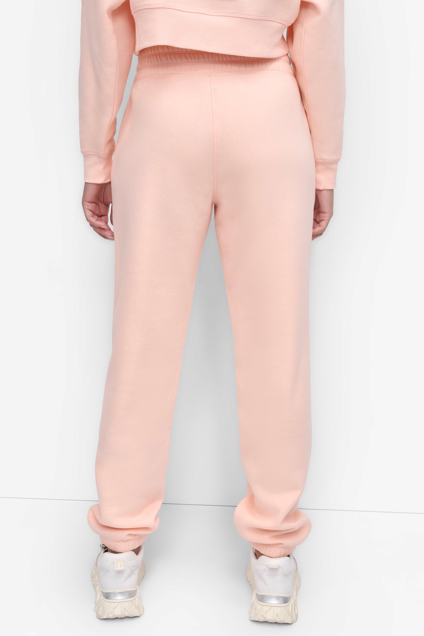 HIGH-RISE FLOCKED LOGO JOGGER VIEW 6