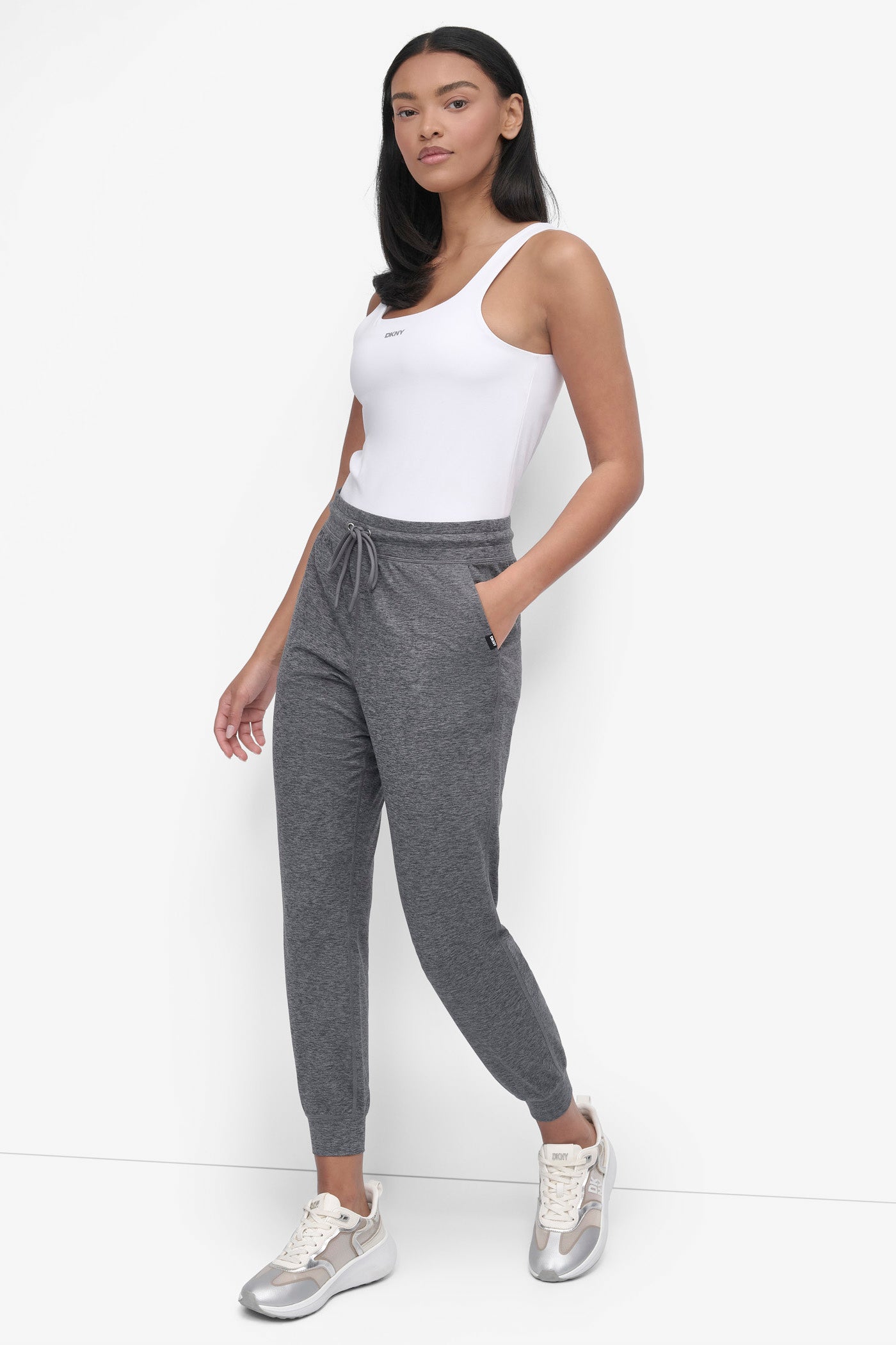 CROPPED HIGH-RISE SLIM JOGGER VIEW 6 | Sweatshirts & Joggers