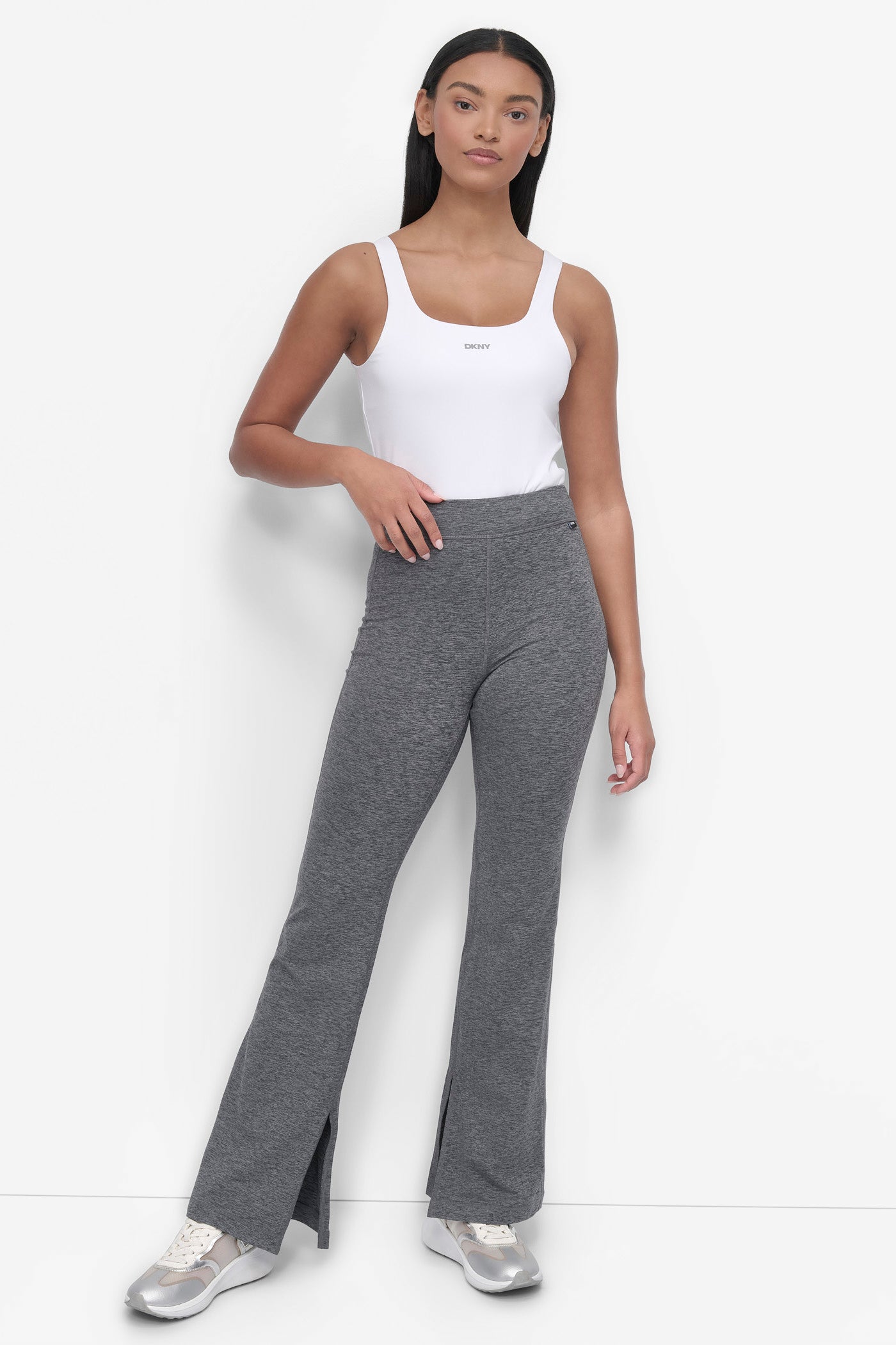 MID-RISE VENTED FLARE PANTS VIEW 6