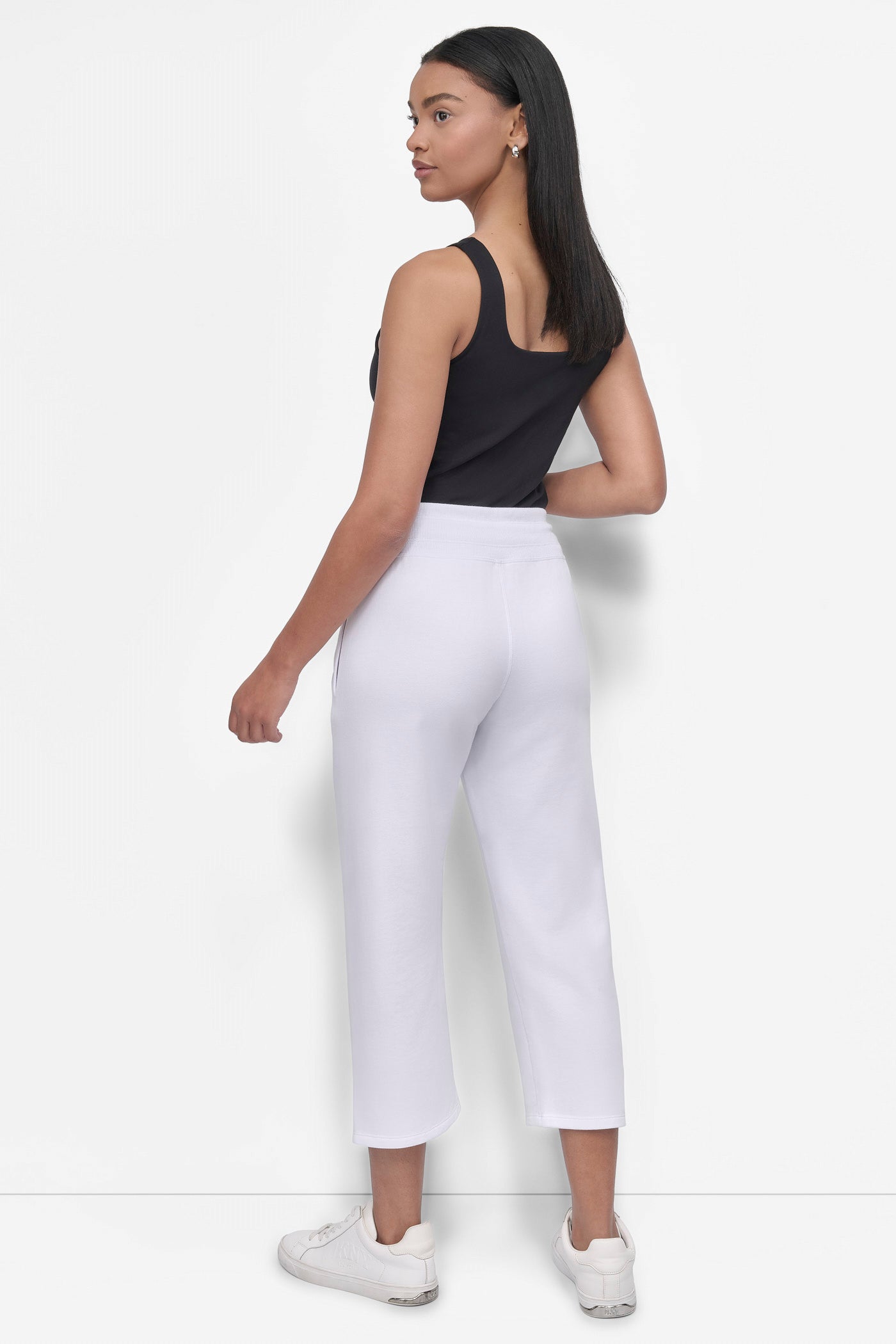 MINI STUD LOGO CROP PANT VIEW 5 | Sweatshirts & Joggers