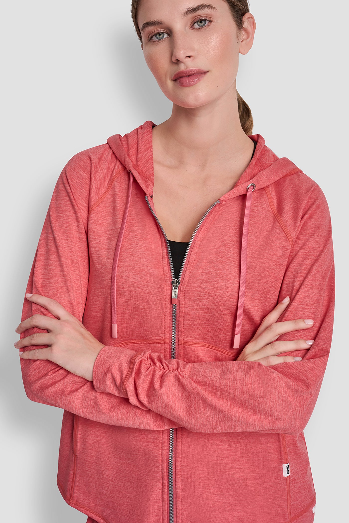 SPACE-DYED HOODED JACKET VIEW 5 | Gifts Under $100