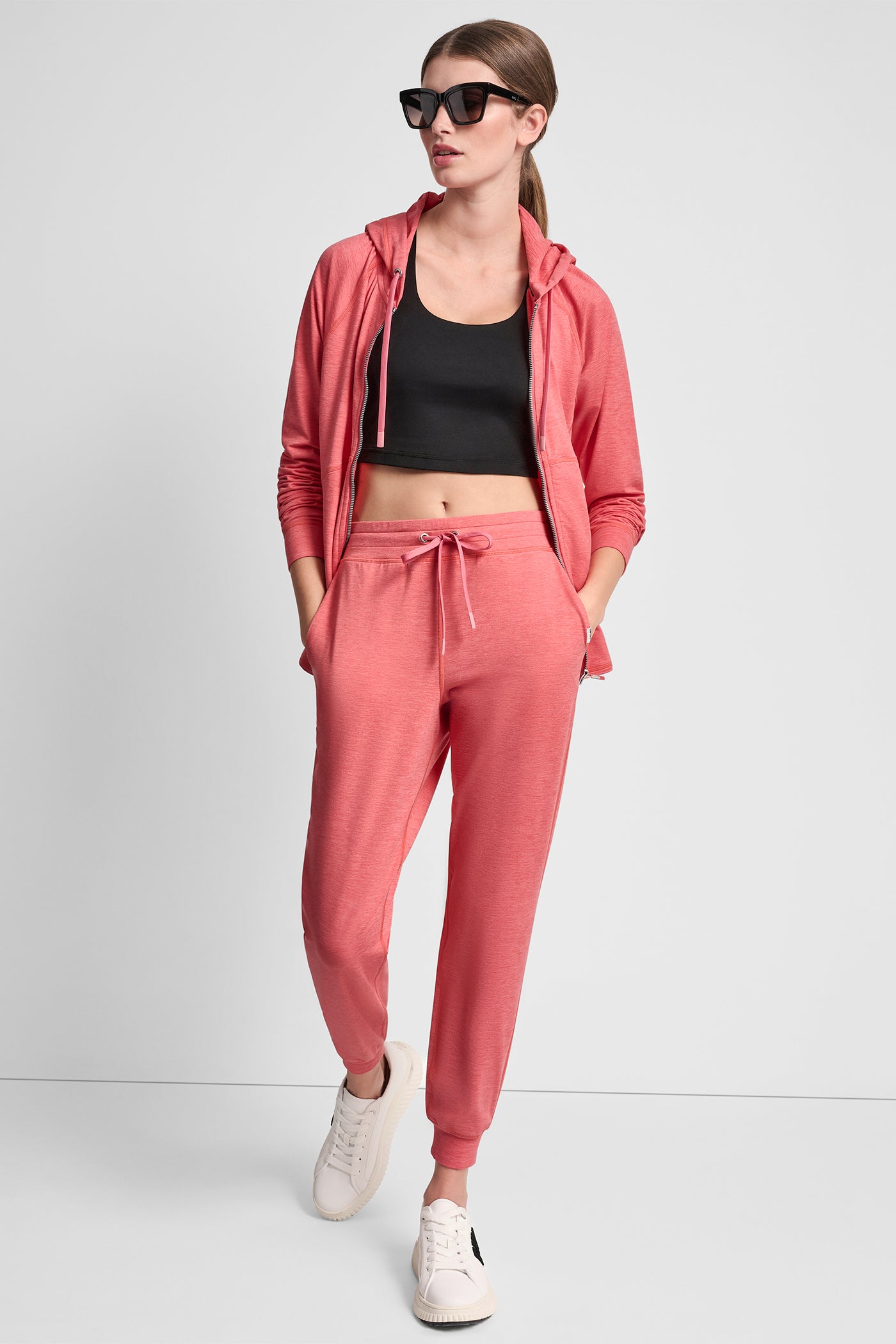 Sunkissed Spacedye SPACEDYE HIGH WAIST SLIM FIT JOGGER, VIEW 1 | Clothing