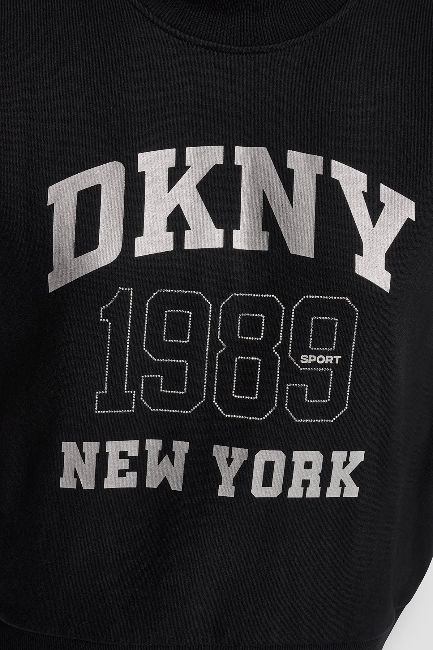 DKNY 1989 RHINESTUD LOGO PULLOVER VIEW 7 | Sweatshirts & Joggers