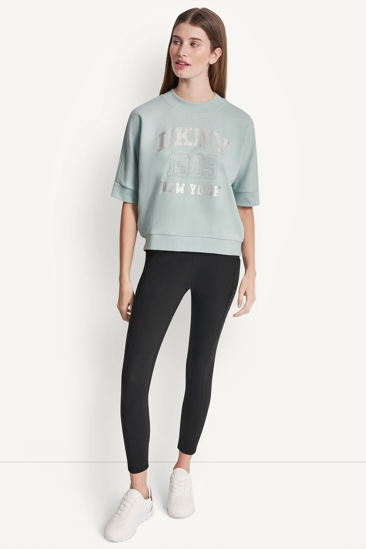 Mineral SHORT SLEEVE LOGO HIGH-LOW TEE, BACK VIEW | Sweatshirts & Joggers