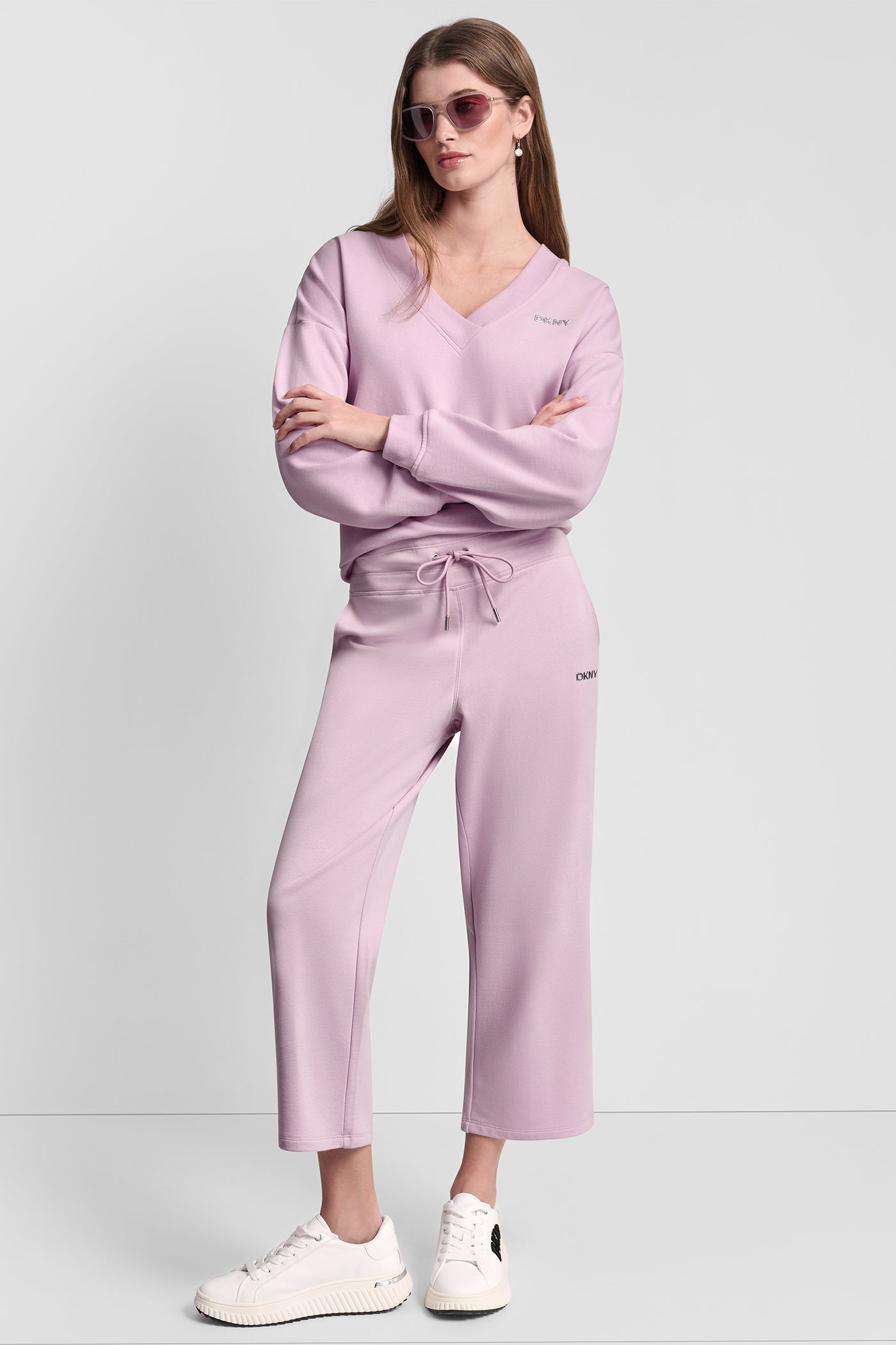 CROPPED HIGH-RISE PANTS VIEW 4 | DKNY Sport
