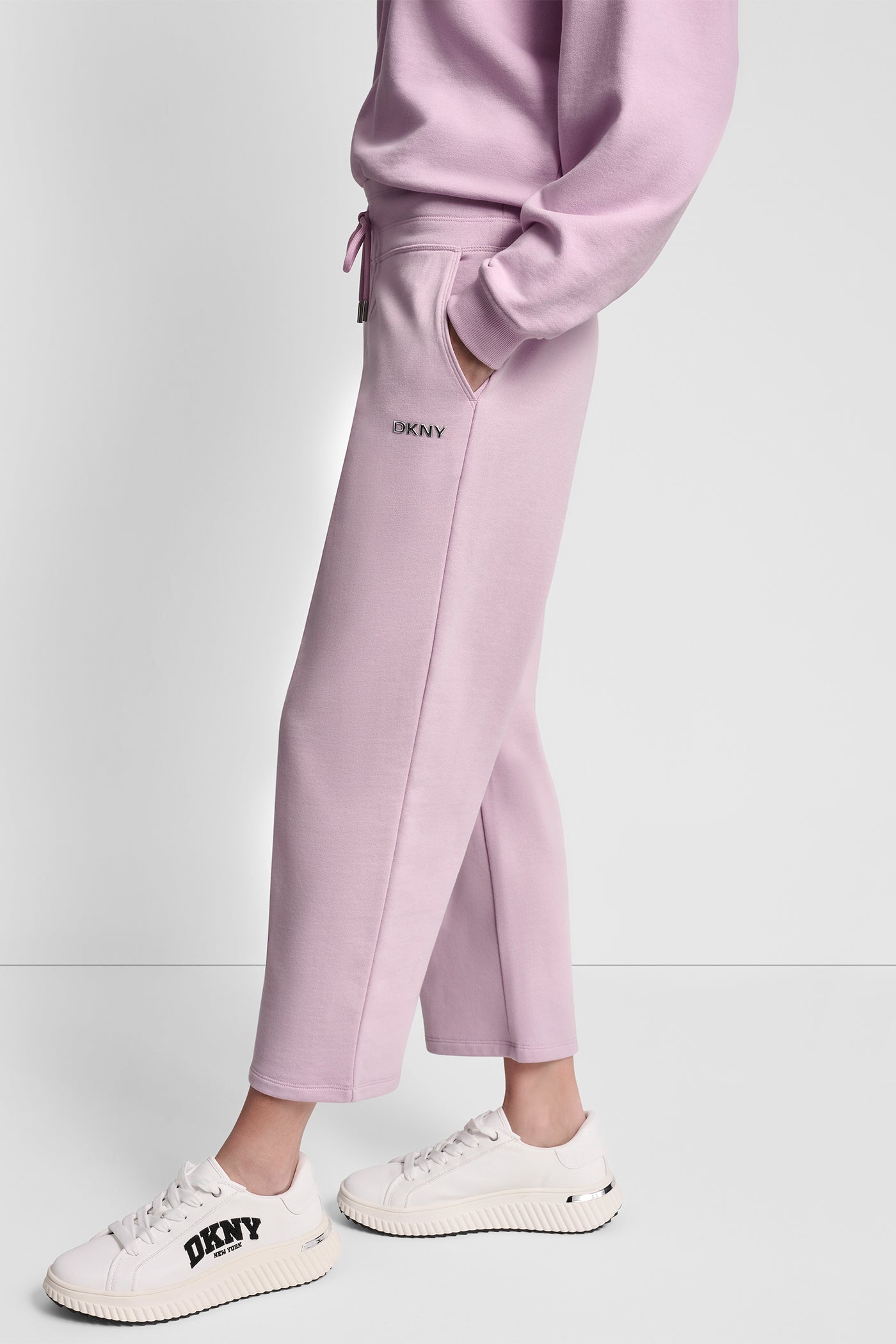 CROPPED HIGH-RISE PANTS VIEW 3 | DKNY Sport