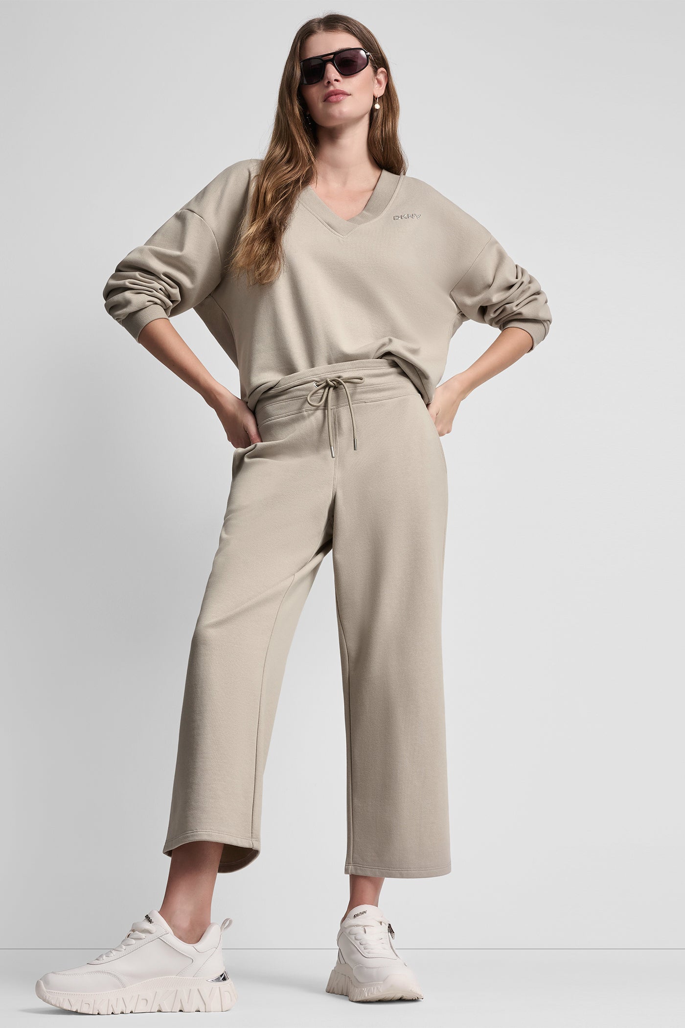 Pebble CROPPED HIGH-RISE PANTS, VIEW 1 | Pants & Denim