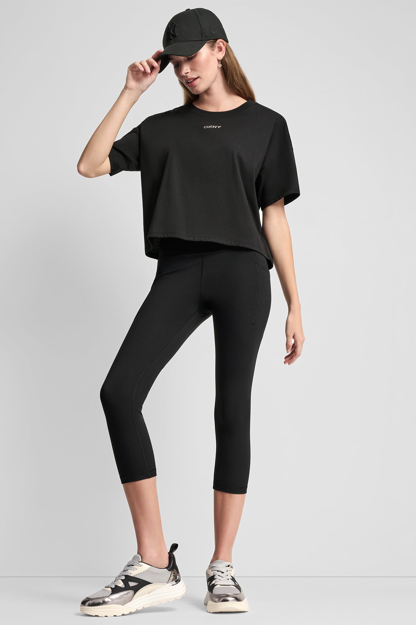 METALLIC LOGO TEE VIEW 8 | Under $100