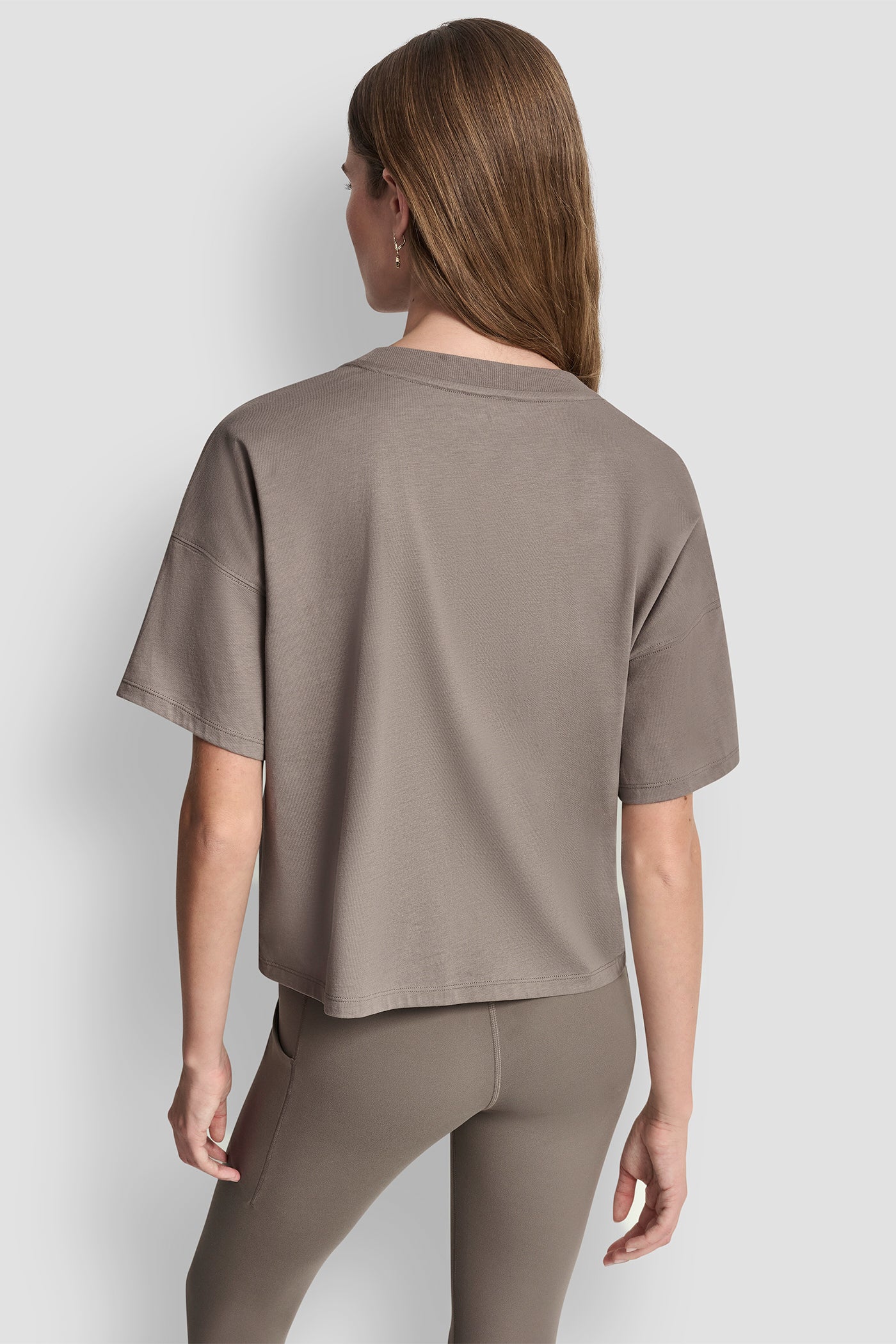 Mushroom METALLIC BUBBLE LOGO DROP SHOULDER TEE, VIEW 2 | Clothing