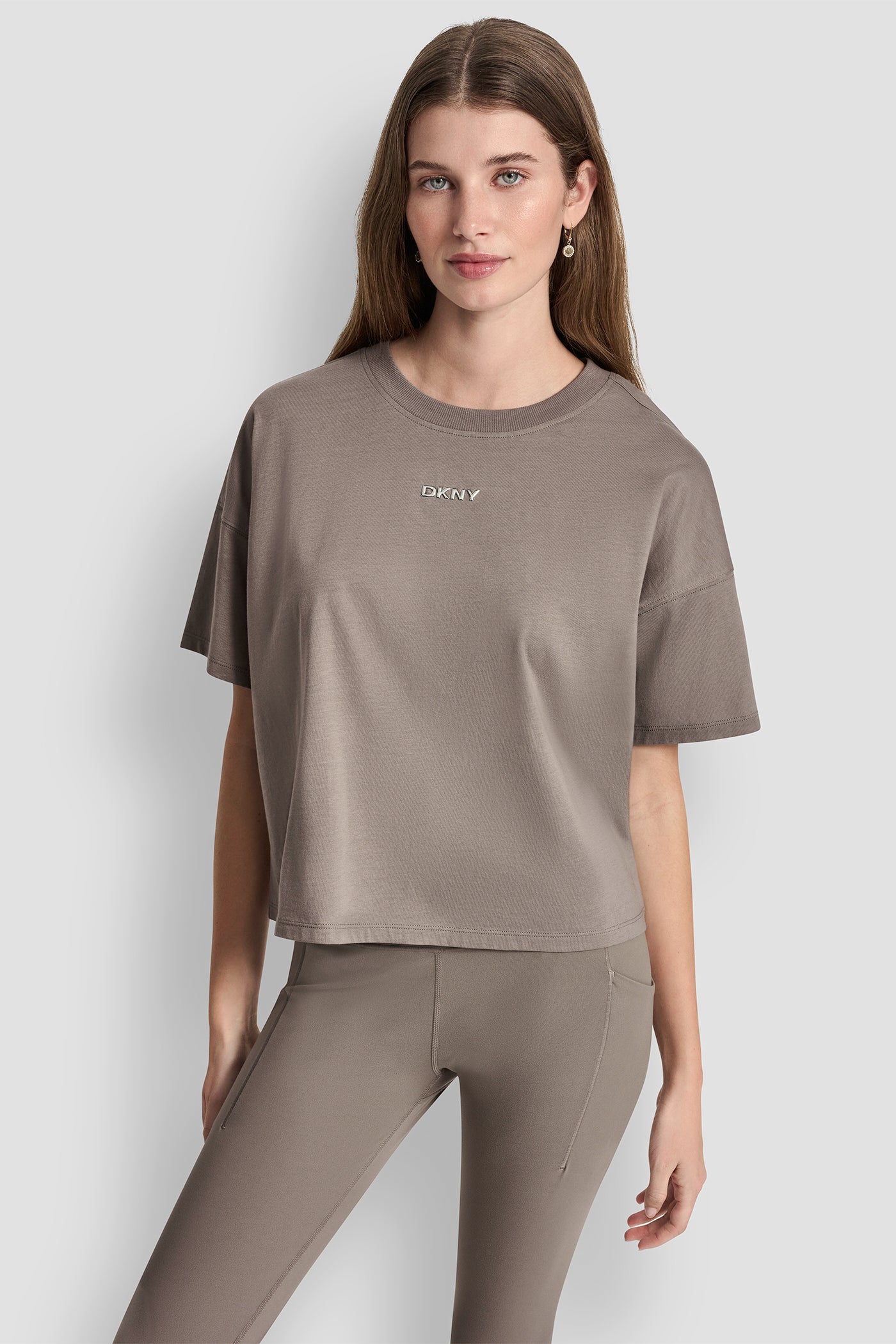 METALLIC BUBBLE LOGO DROP SHOULDER TEE VIEW 5 | Clothing