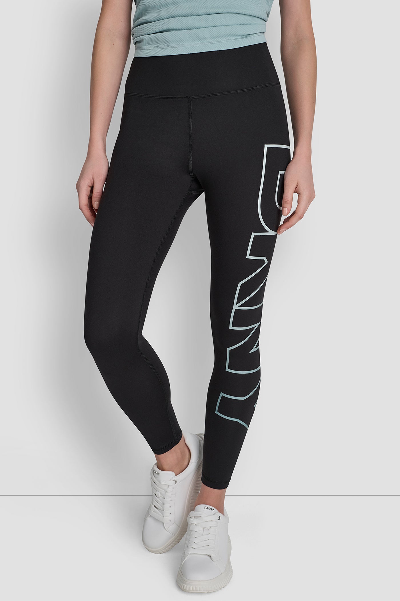 HIGH WAIST 7/8 BALANCE COMPRESSION EXPLODED OMBRE VIEW 4 | DKNY Sport