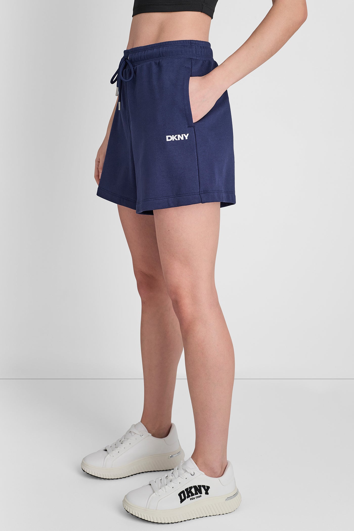 HIGH-RISE LOGO SWEAT SHORTS VIEW 4 | New Arrivals