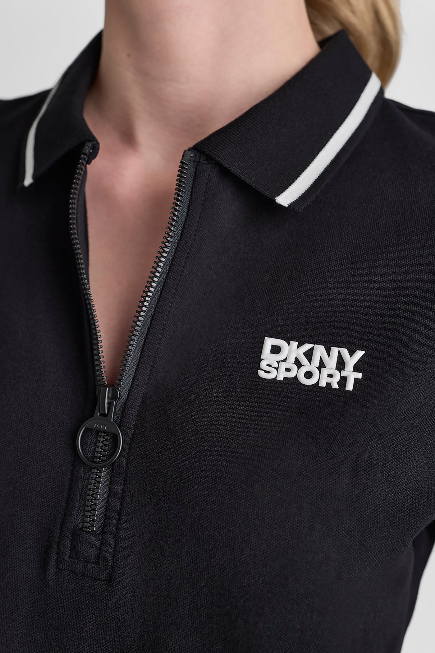 SHORT SLEEVE LOGO POLO VIEW 6 | DKNY Sport