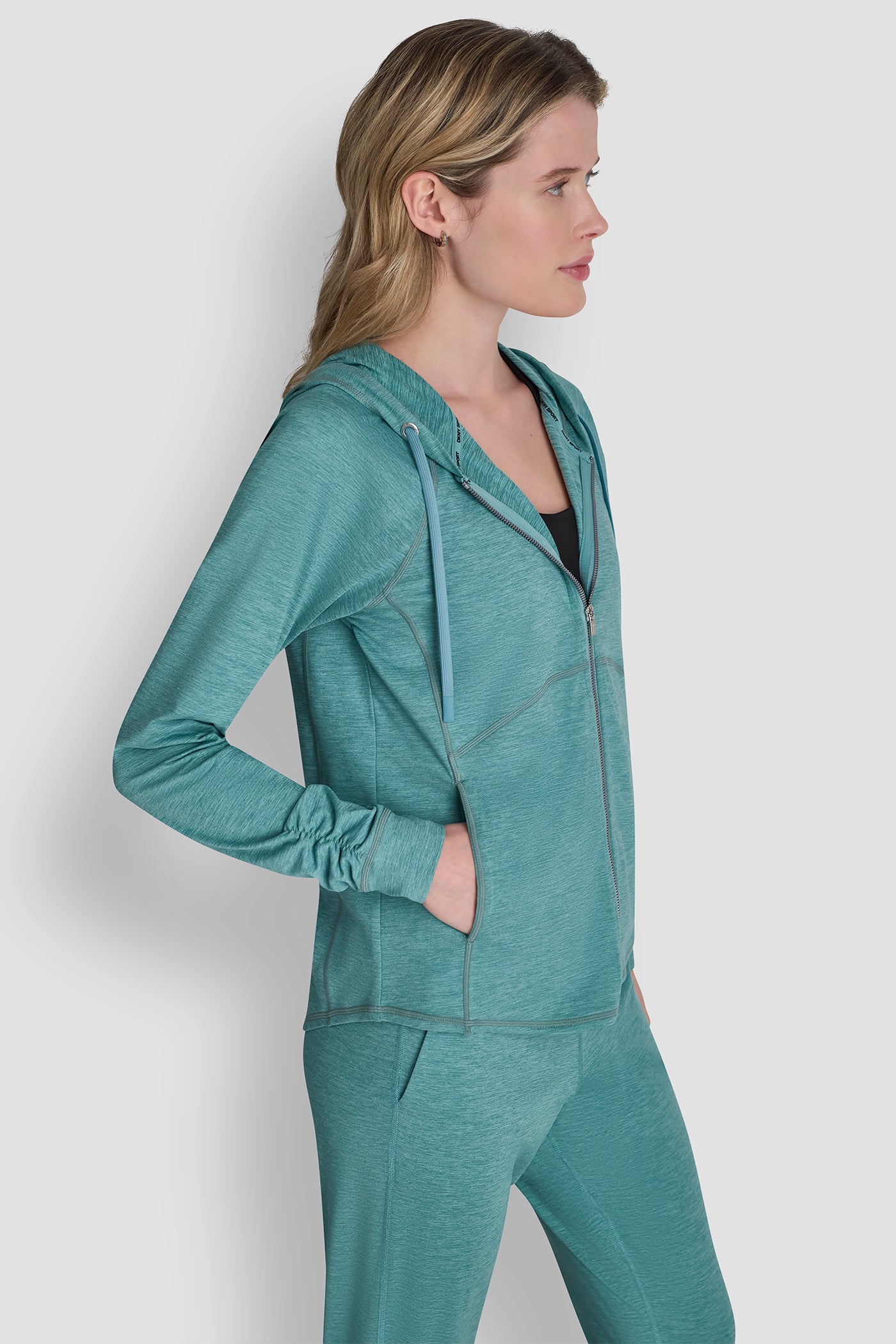 SPACEDYE FULL ZIP HOODIE VIEW 4 | Sweatshirts & Joggers