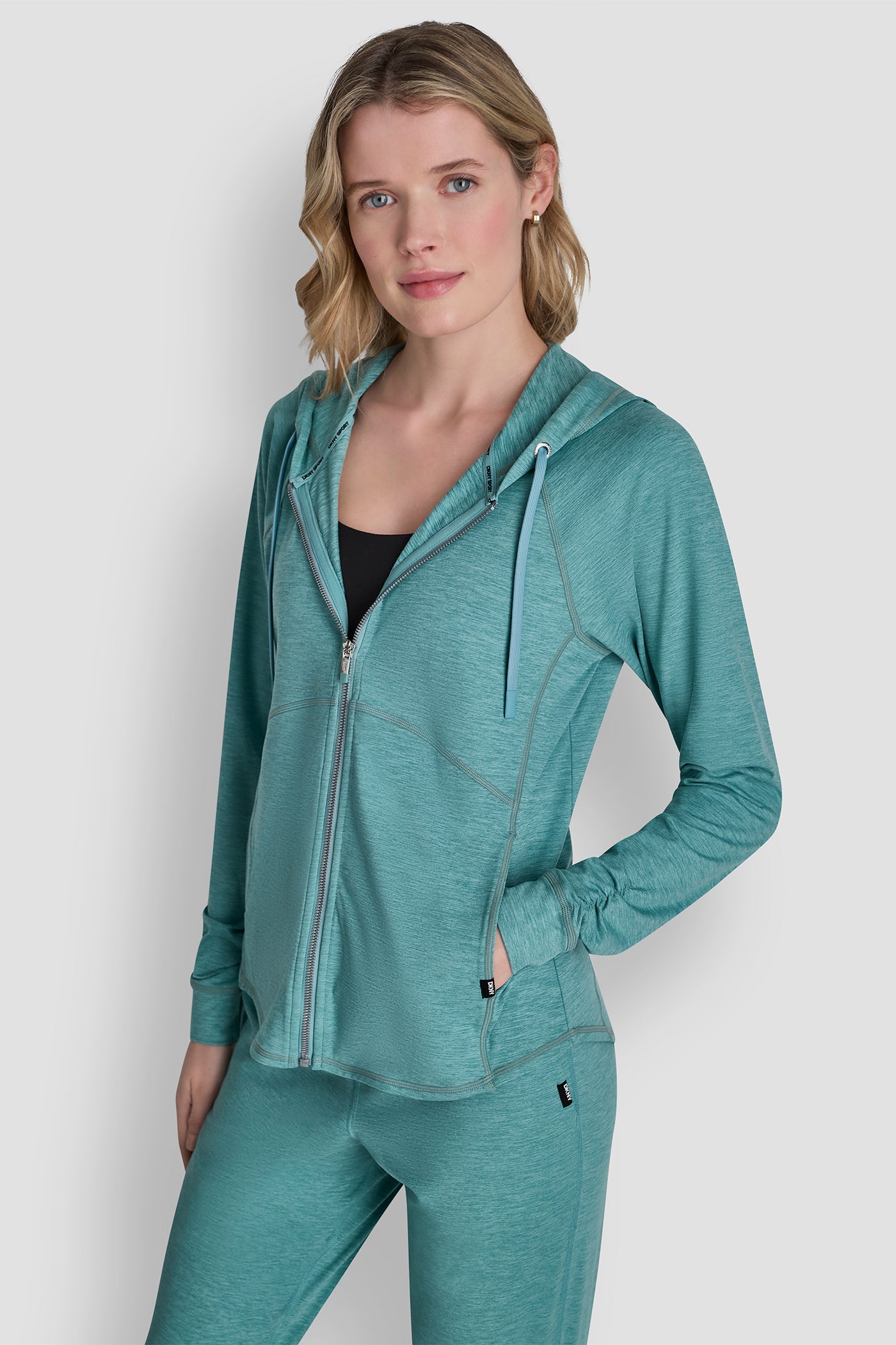 SPACEDYE FULL ZIP HOODIE VIEW 3 | Sweatshirts & Joggers