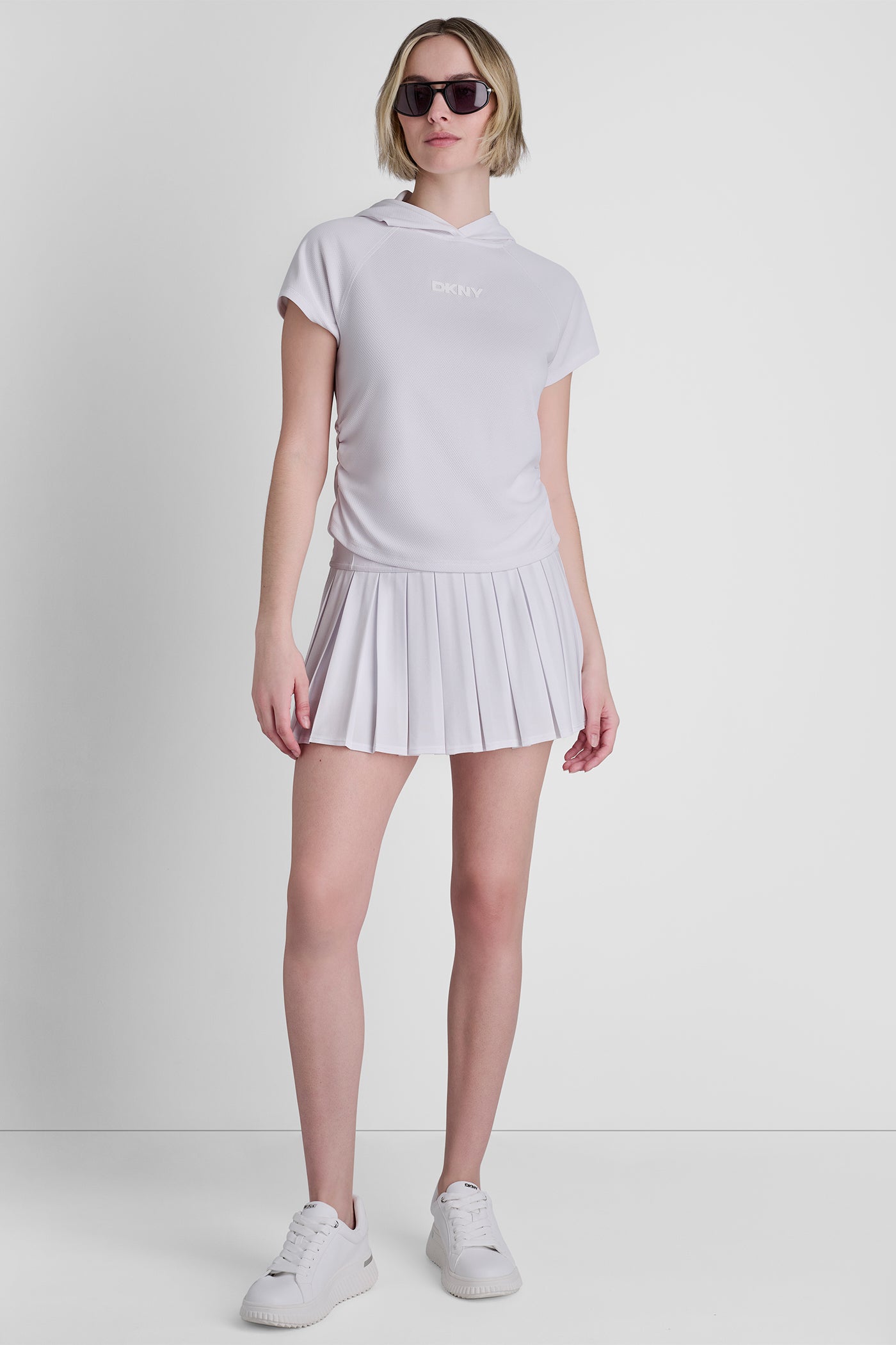 MESH HOODED LOGO TEE VIEW 4 | Sport Essentials