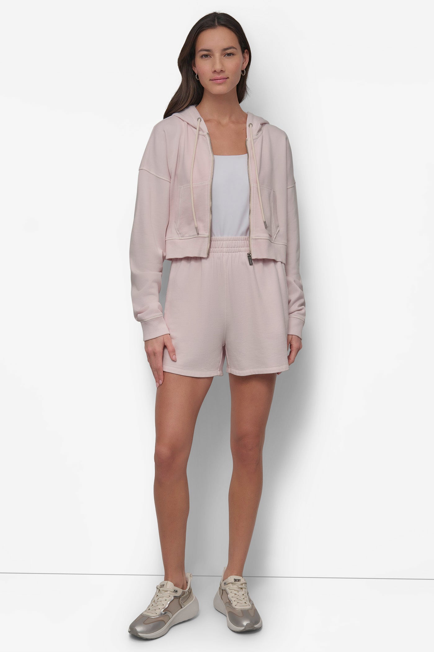 EXTRA HIGH-RISE RIB-TRIMMED SWEAT SHORT VIEW 5