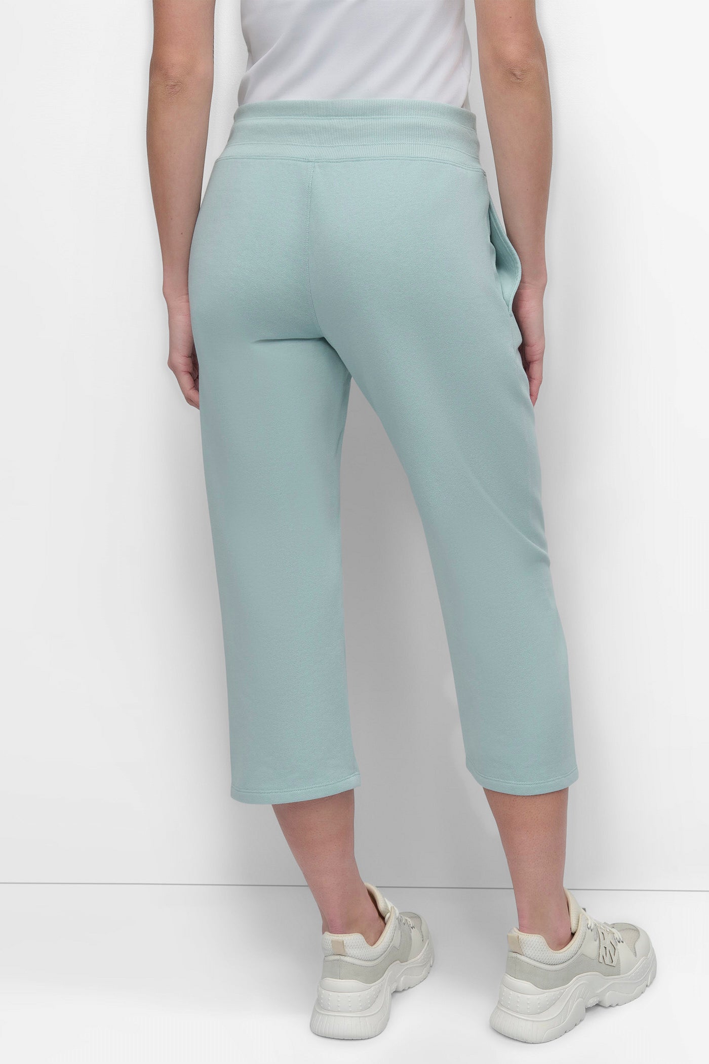 Mineral MINI STUD LOGO CROP PANT, BACK VIEW | Sweatshirts & Joggers