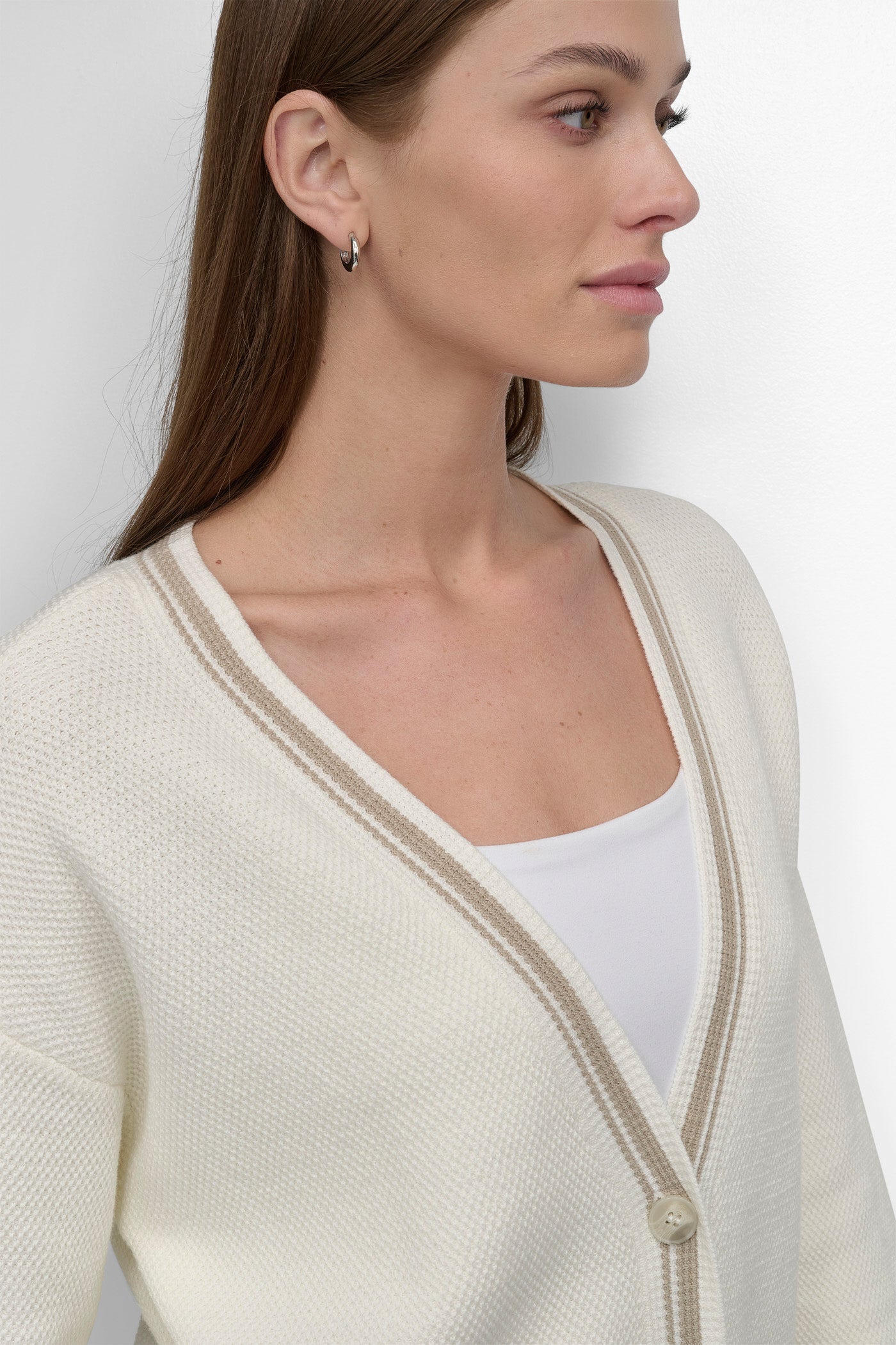 STRIPED COURT CARDIGAN VIEW 5