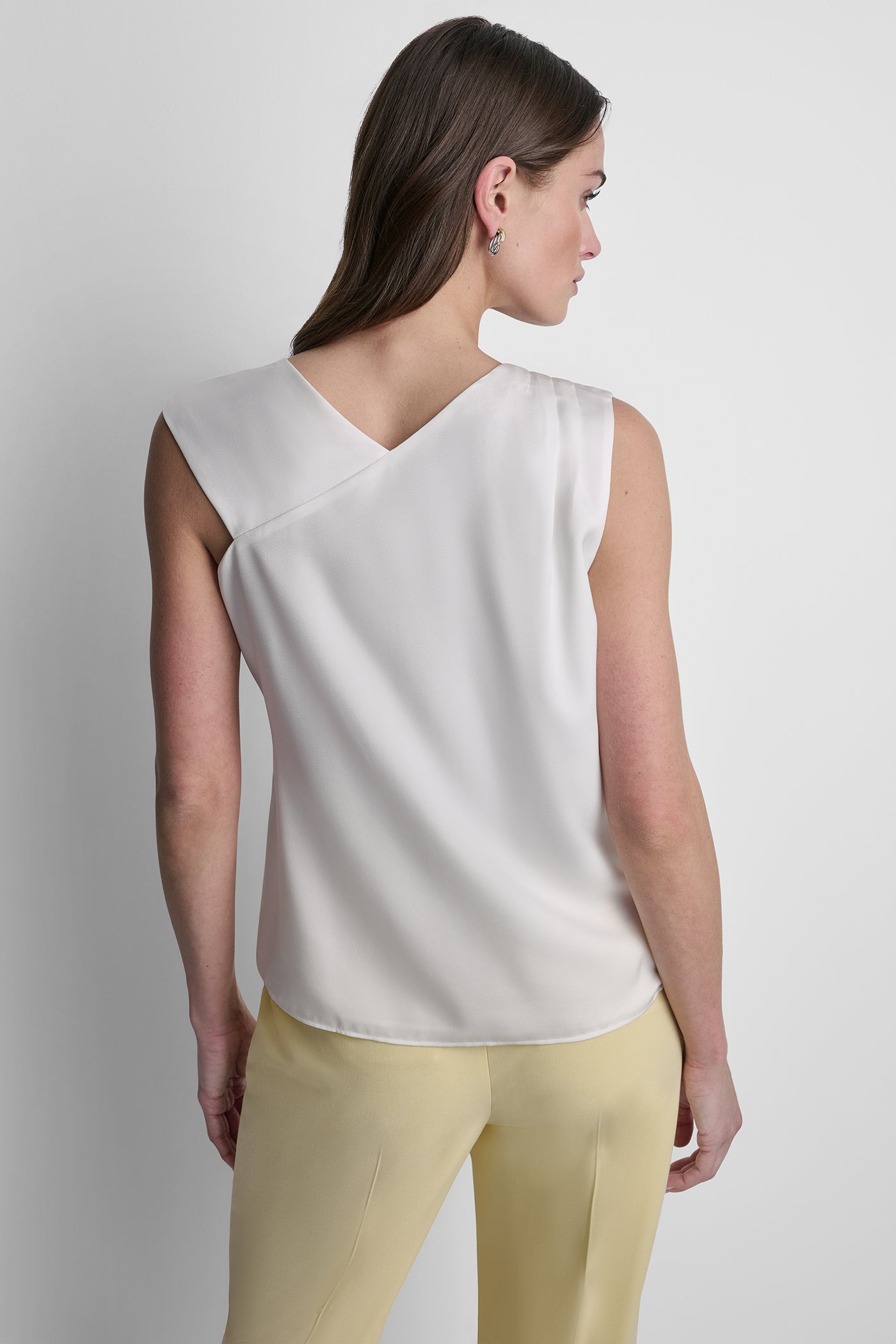 ASYMETRICAL SLEEVELESS BLOUSE VIEW 3 | Spring 2026