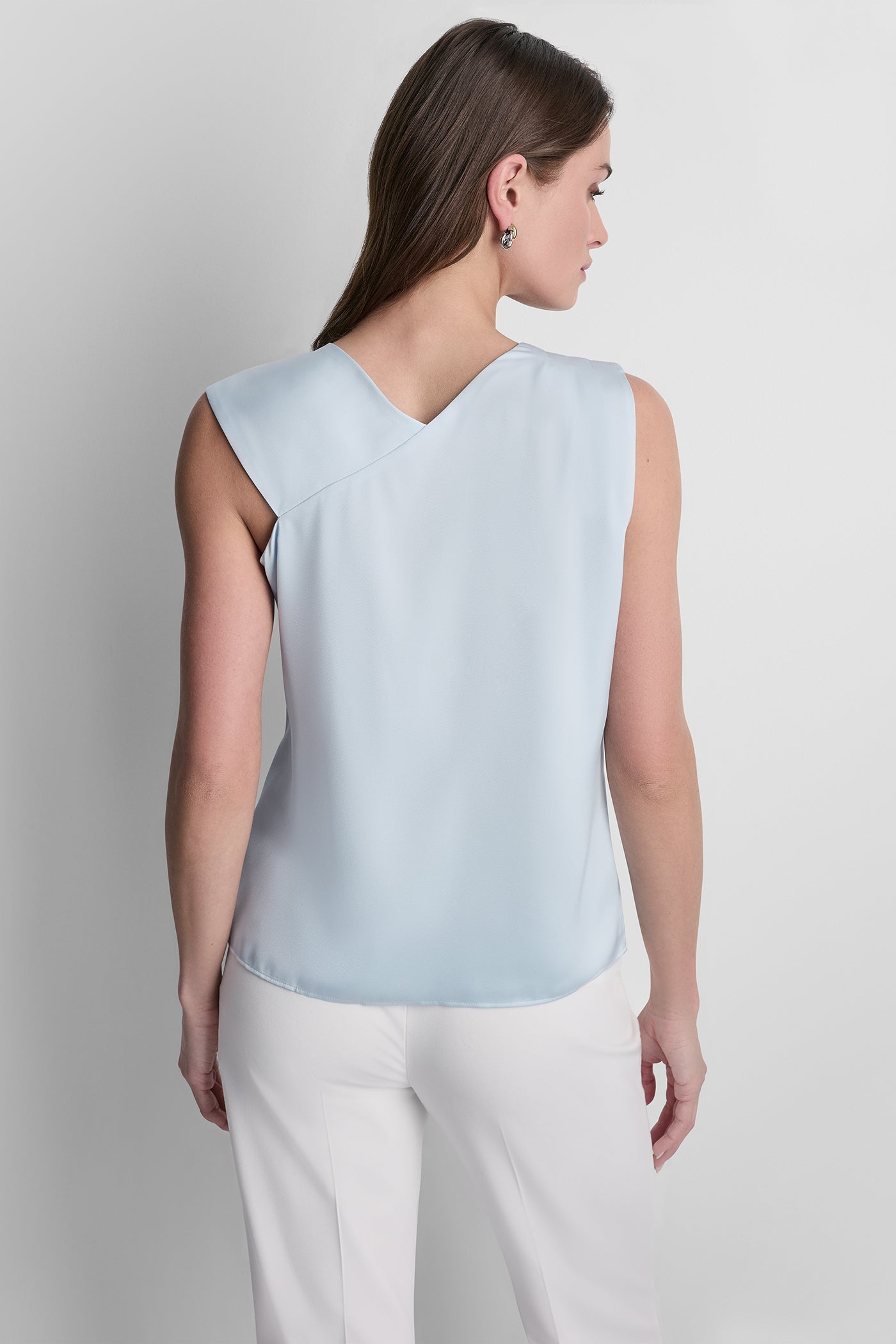 ASYMETRICAL SLEEVELESS BLOUSE VIEW 3 | WOMEN'S SWEATERS & TOPS