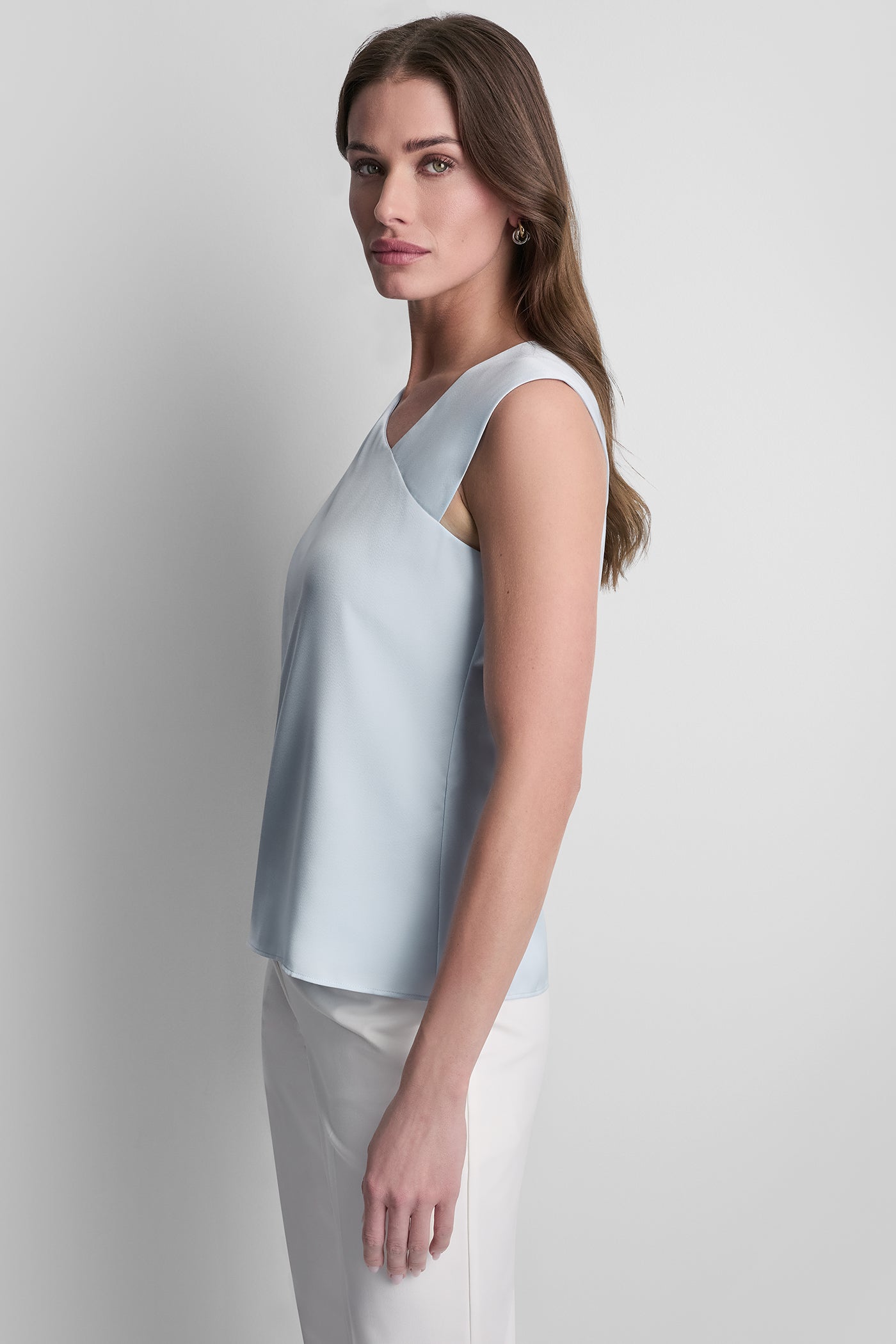 ASYMETRICAL SLEEVELESS BLOUSE VIEW 4 | WOMEN'S SWEATERS & TOPS