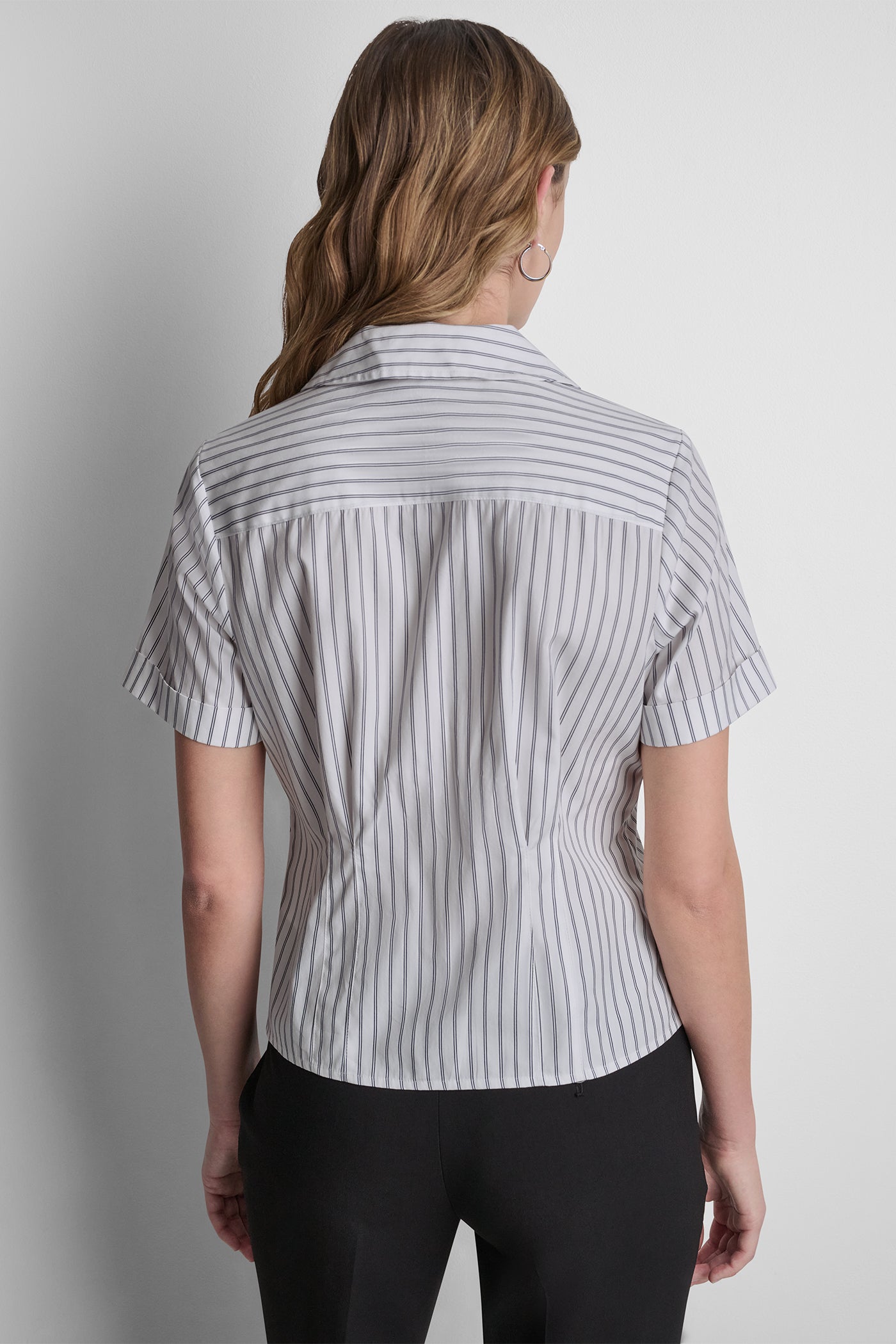 STRIPED POPLIN BLOUSE VIEW 3 | Spring 2026