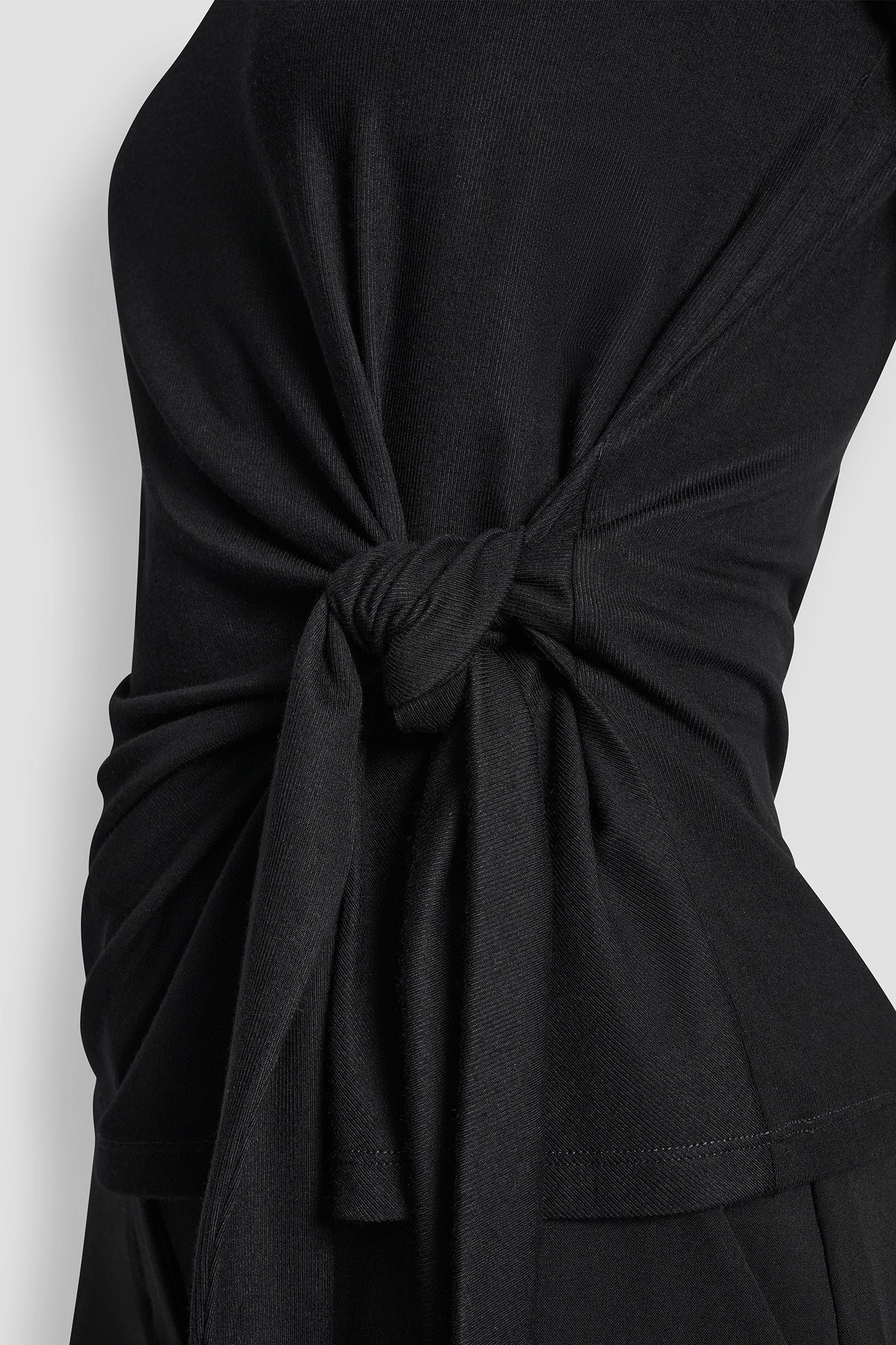 SIDE KNOT FRONT TIE BLOUSE VIEW 6 | WOMEN'S SWEATERS & TOPS