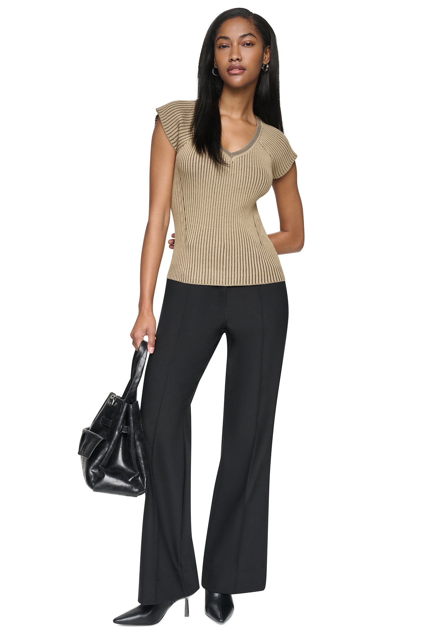 RIB KNIT SWEATER VIEW 5