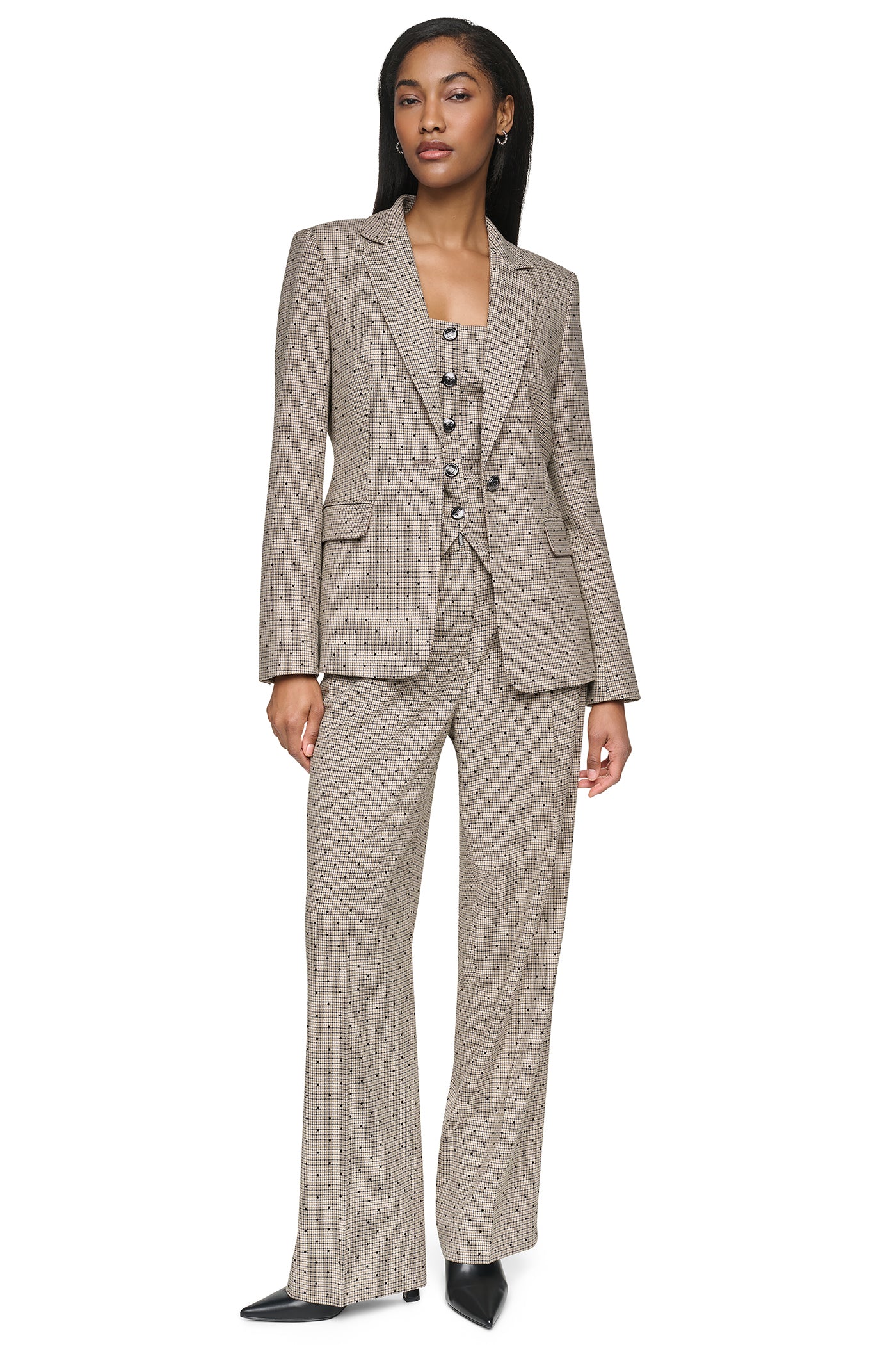 ONE BUTTON COLLAR BLAZER VIEW 8