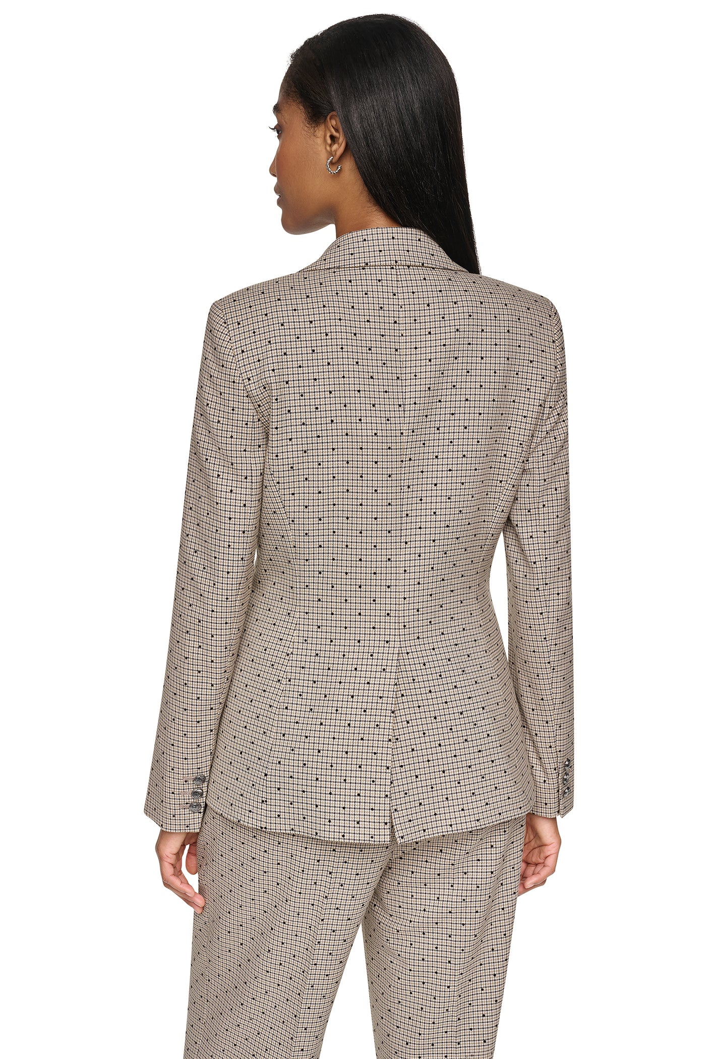 ONE BUTTON COLLAR BLAZER VIEW 3