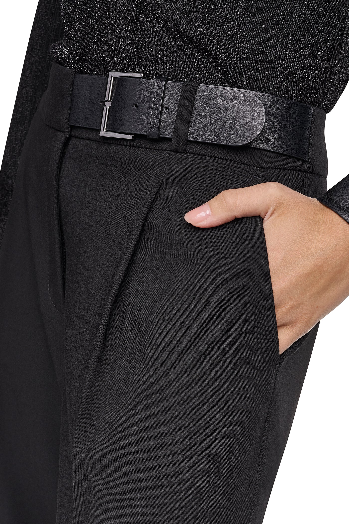 BELTED WIDE LEG TROUSER VIEW 2