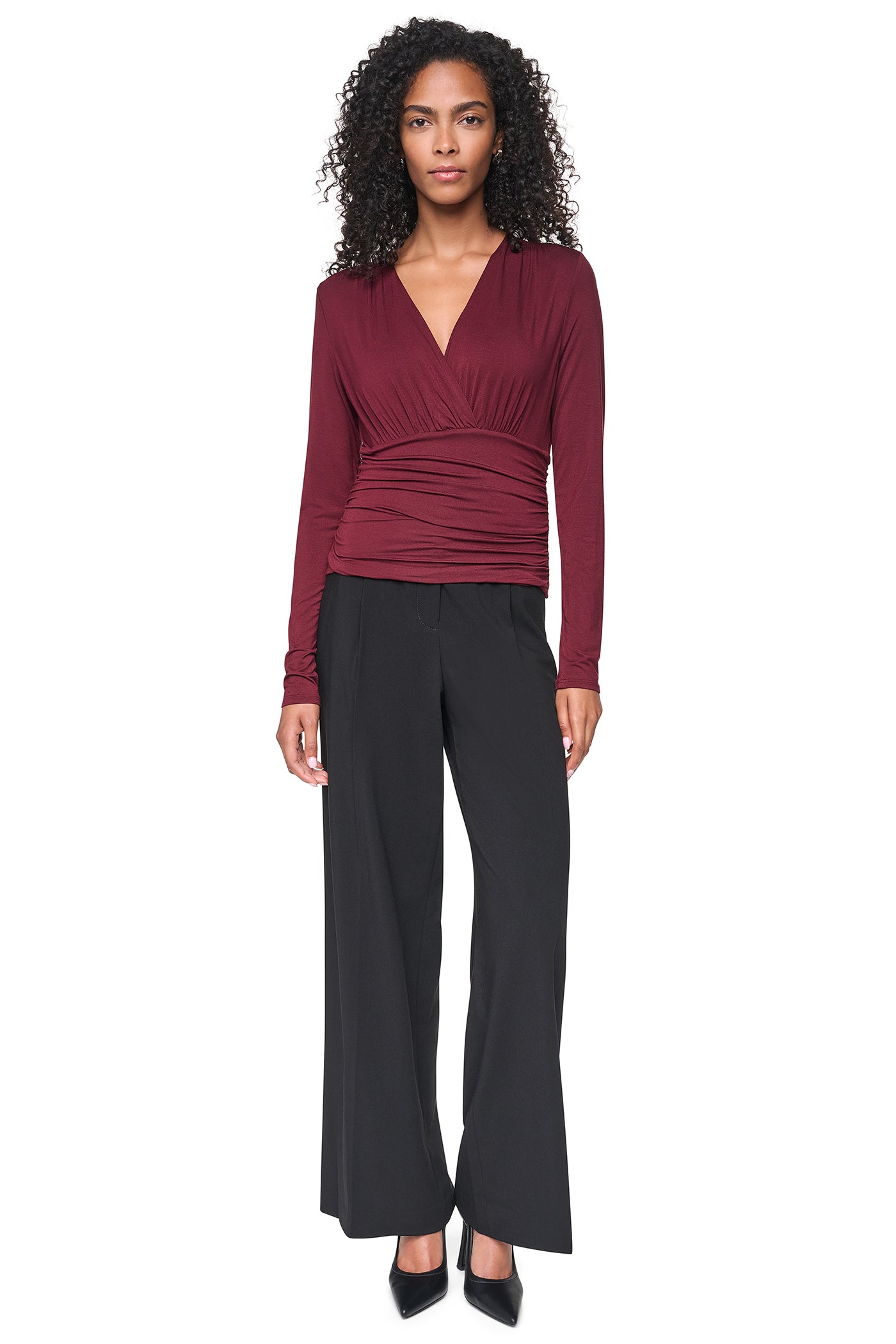 V-NECK BLOUSE VIEW 5