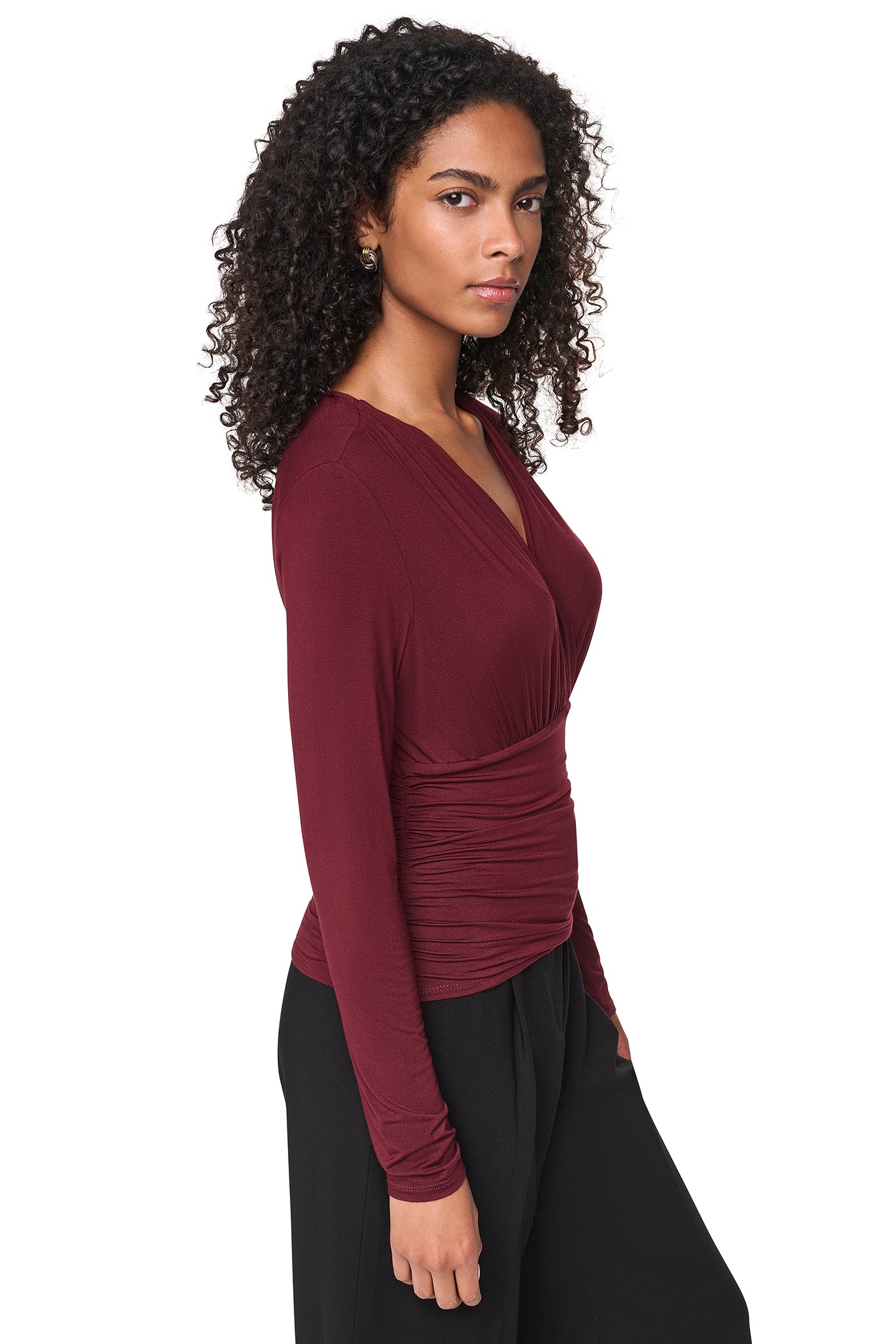 V-NECK BLOUSE VIEW 4