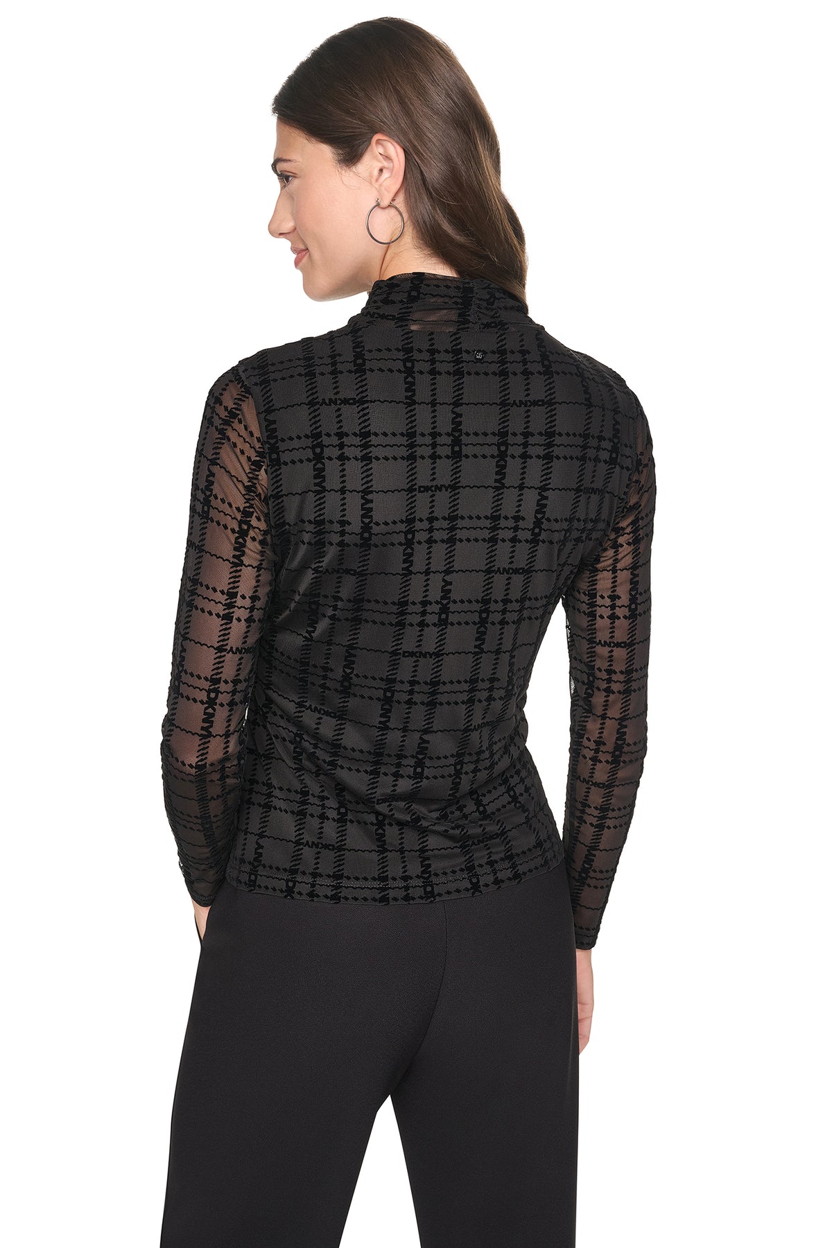MOCK NECK KNIT TOP VIEW 2